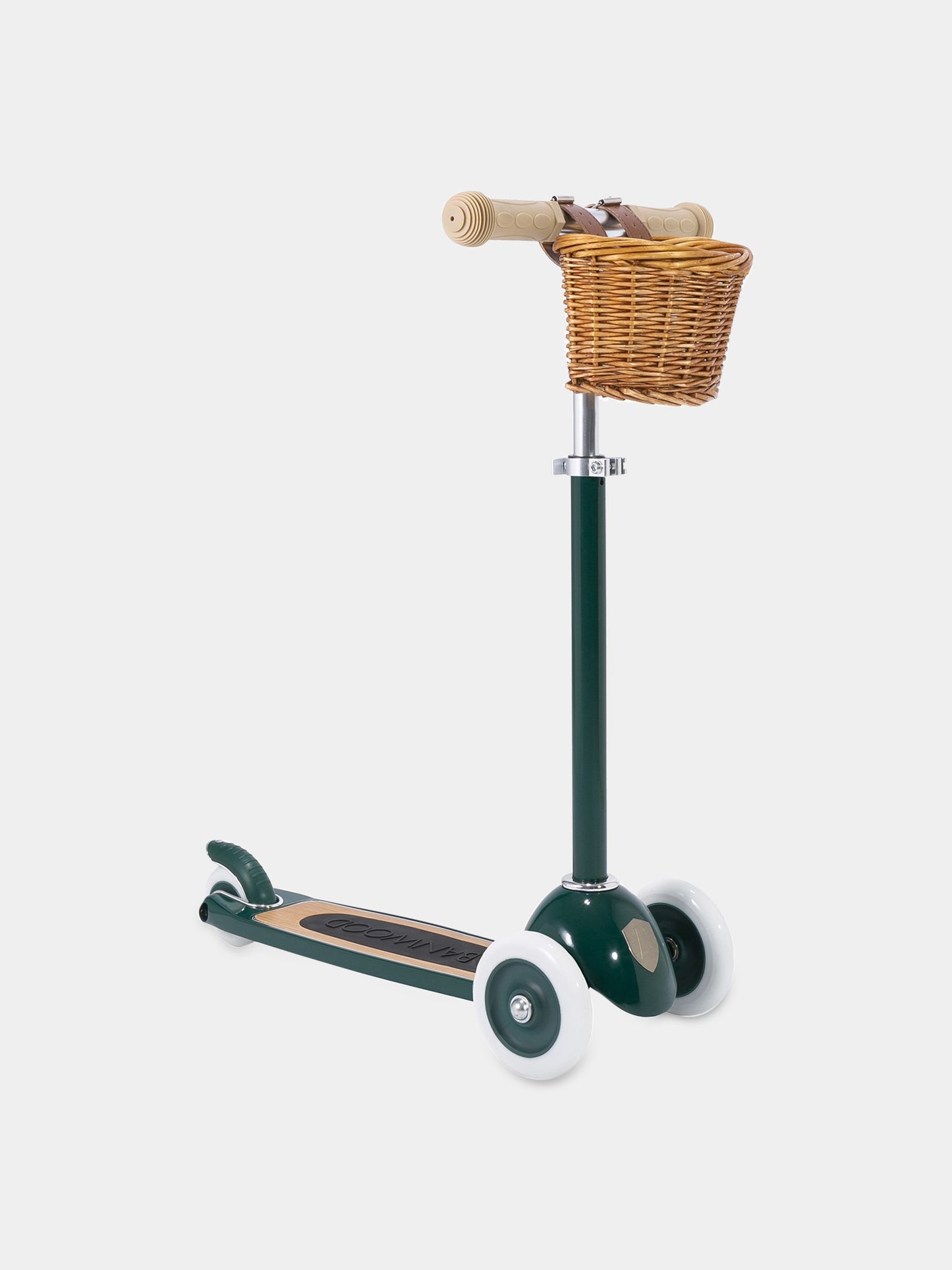Monopattino verde per bambini con logo,Banwood,BW SCOOTER GREEN