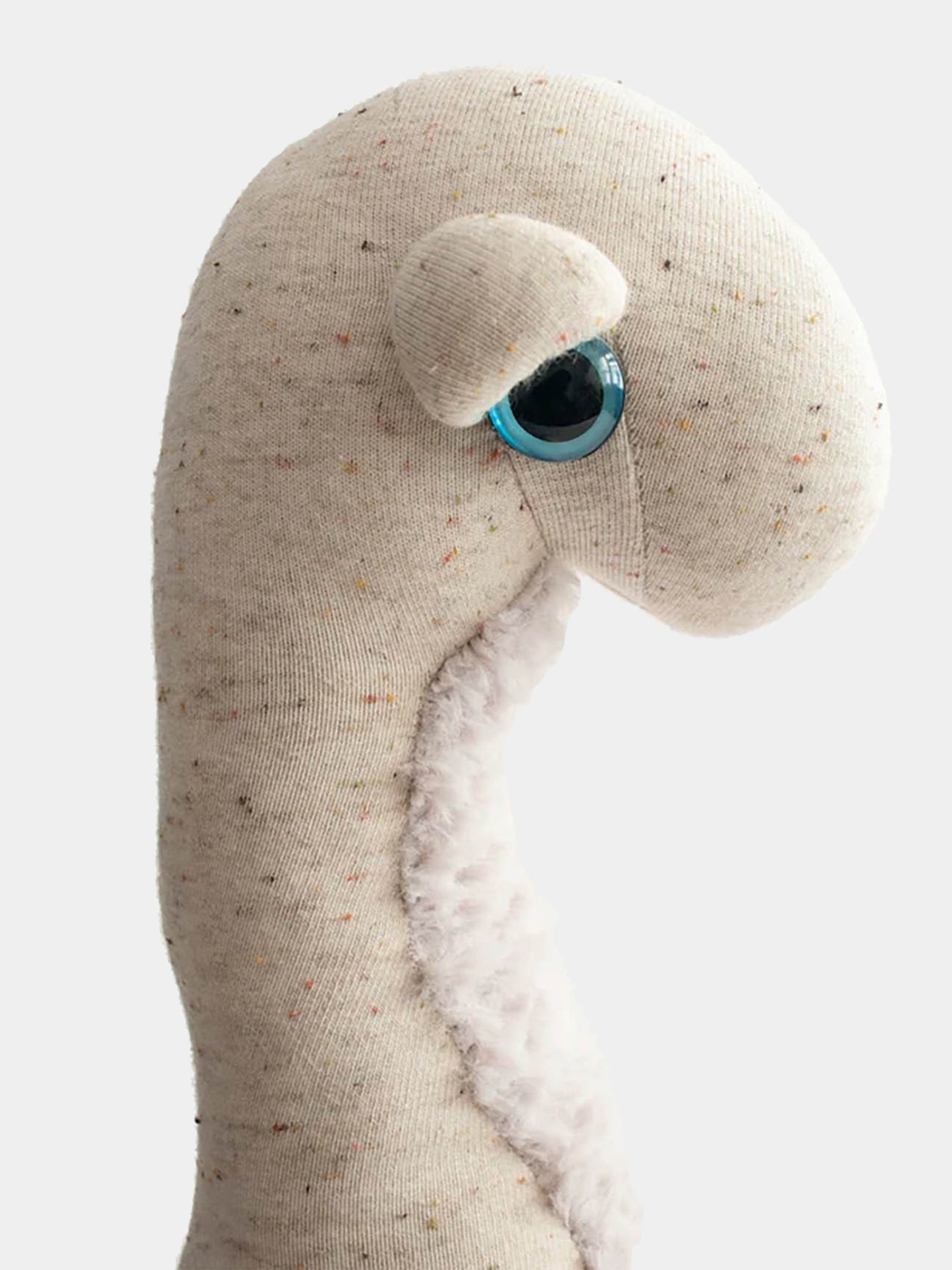 Peluche Diplo avorio per bambini,Bigstuffed,AD 01 SMALL ALBINO DIPLO