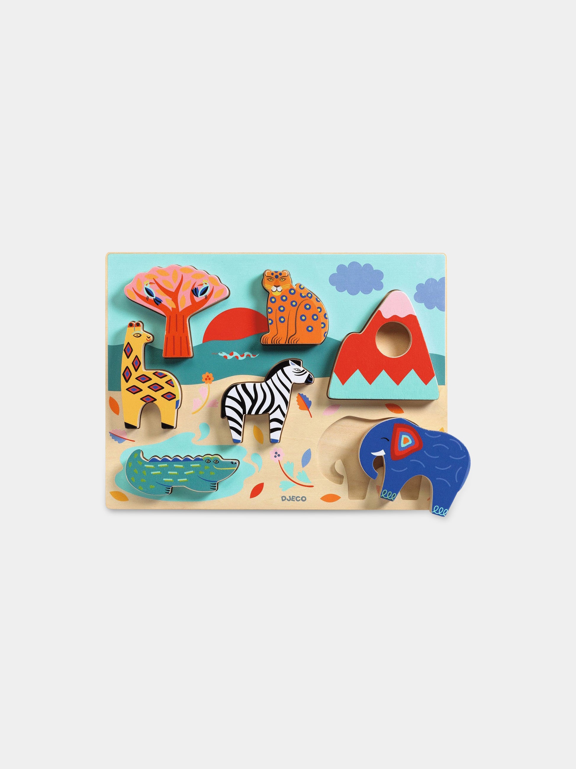 Puzzle multicolor per bambini,Djeco,DJ01068