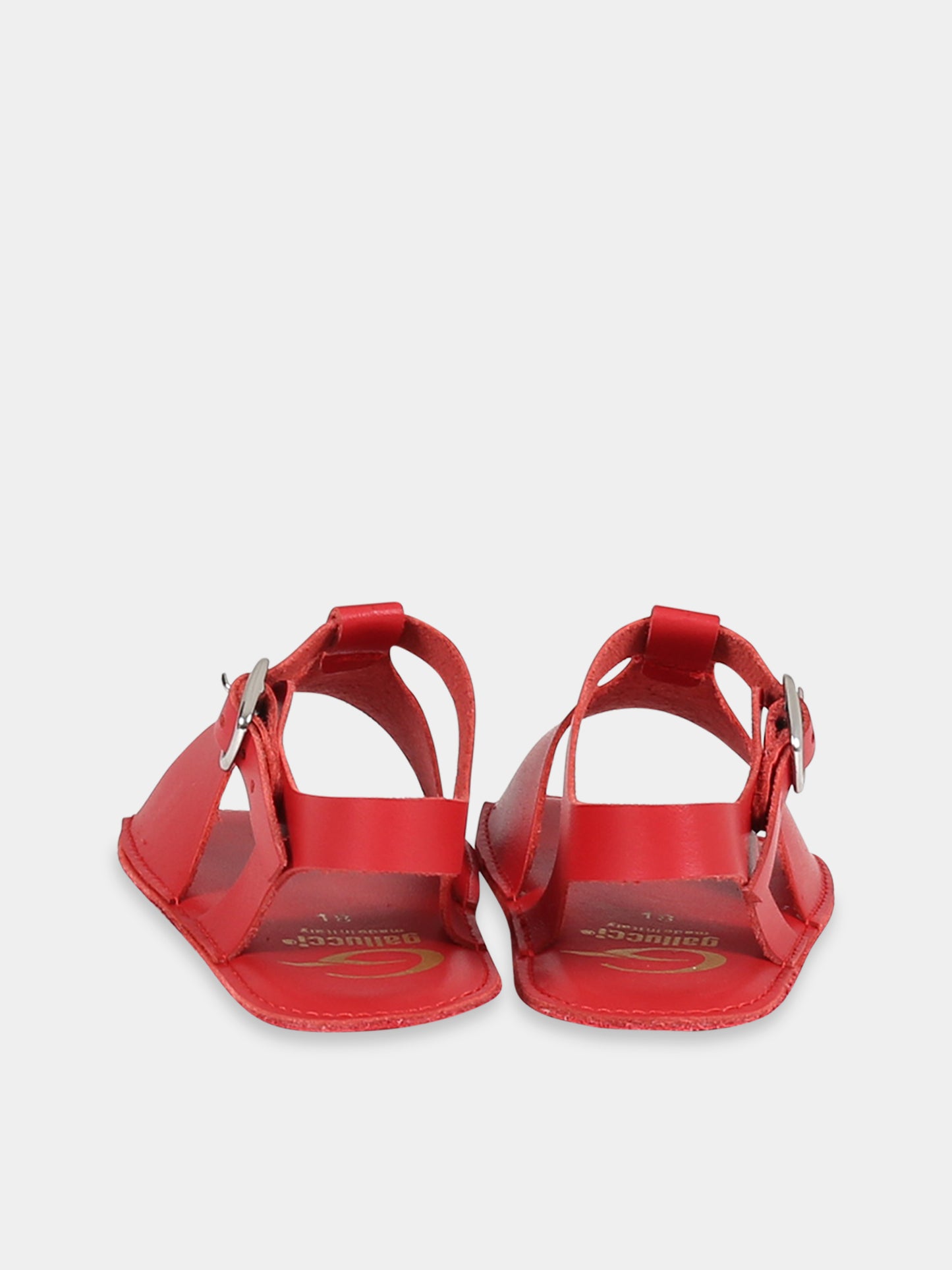 Sandali rosso per neonata,Gallucci Kids,C00030AM339300
