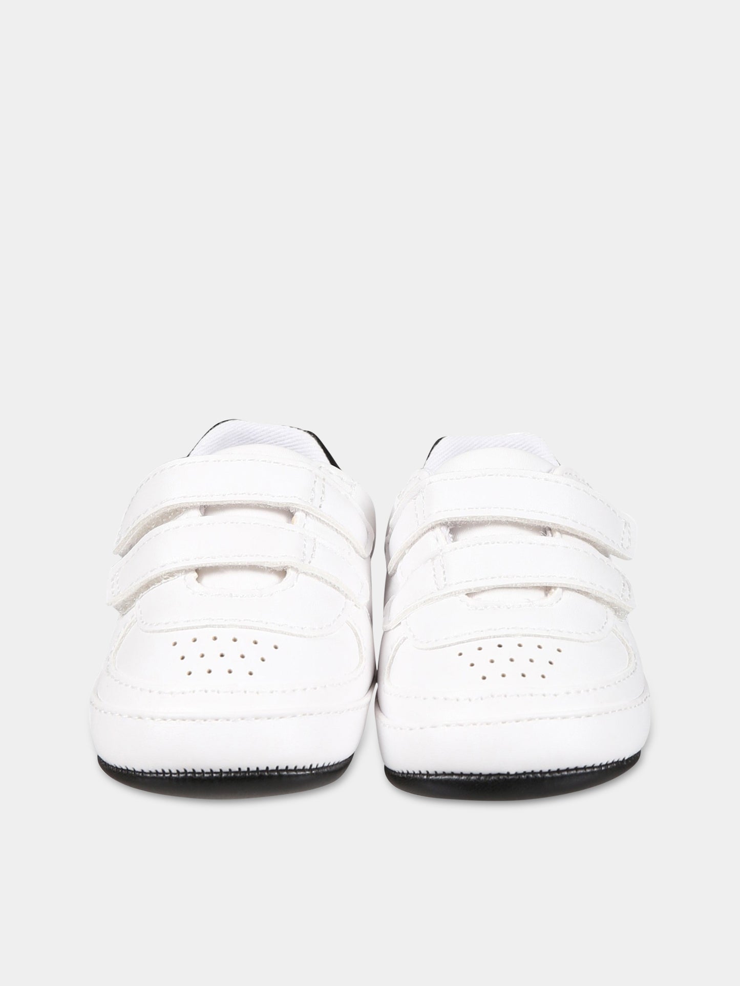 Sneakers bianche per neonati con logo,Calvin Klein Kids,V0B4 80540 1582X002