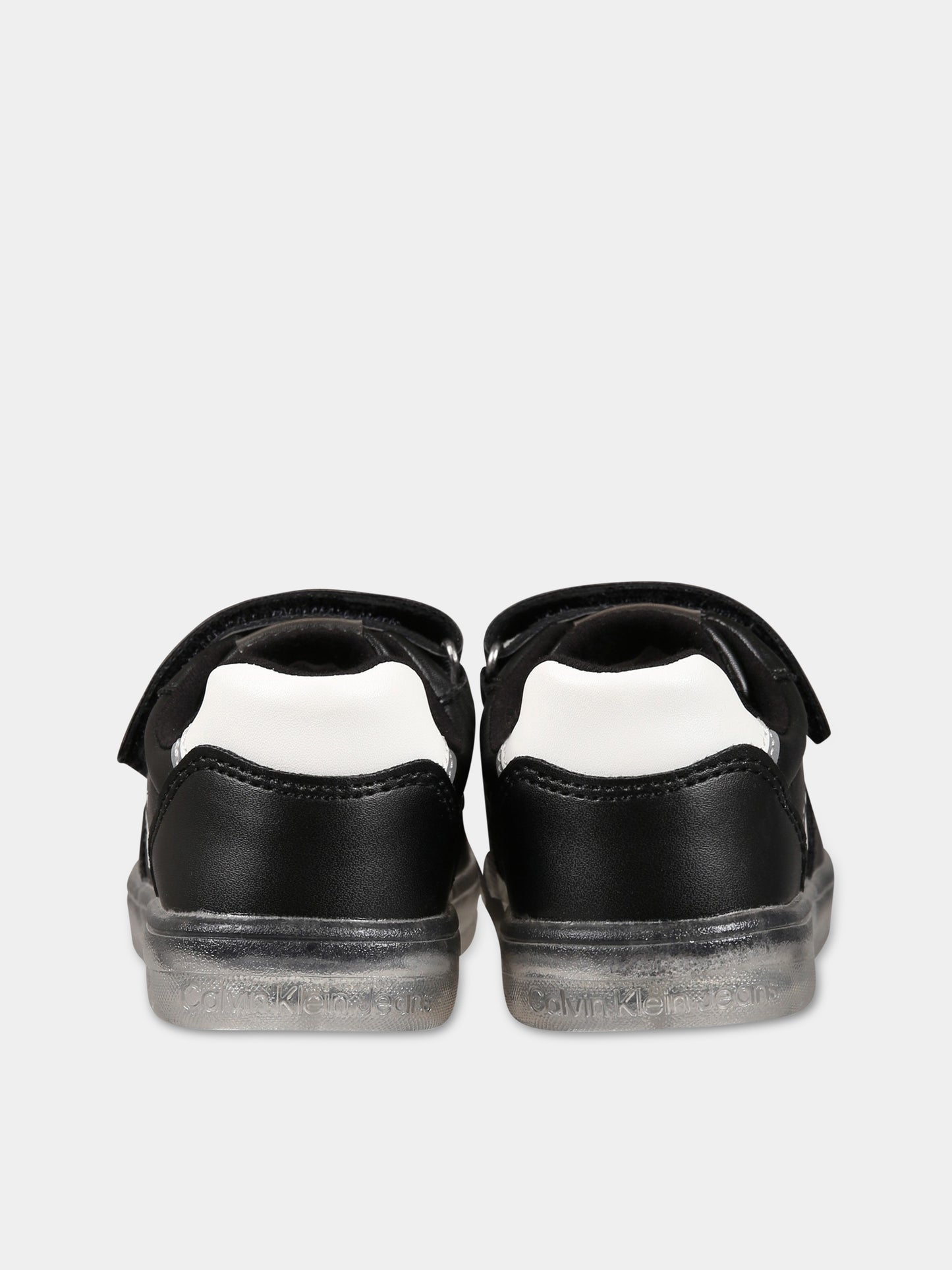 Sneakers nere per bambino con logo,Calvin Klein Kids,V1X9 80546 1355999