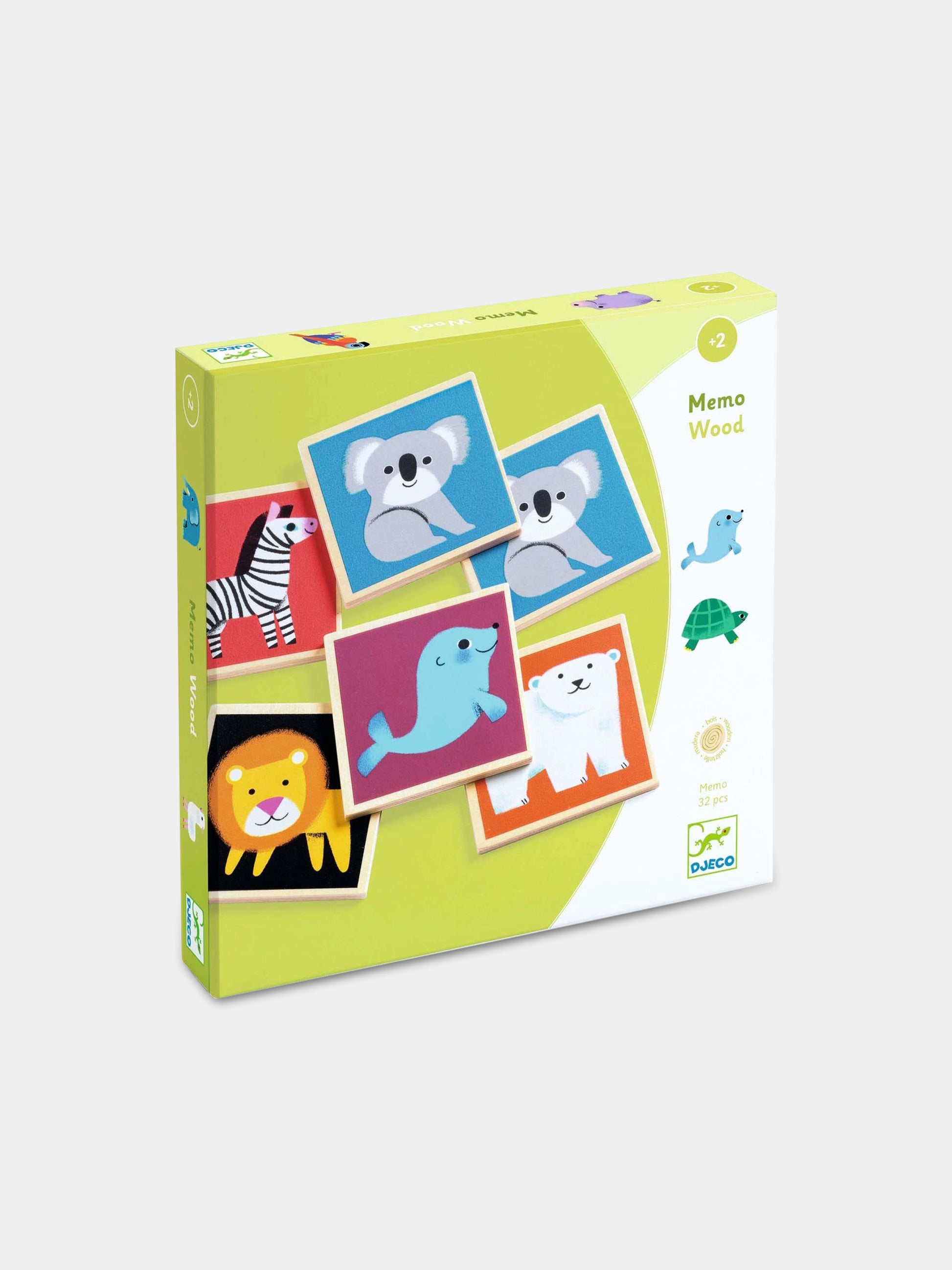 Puzzle multicolor per bambini con animali,Djeco,DJ01624