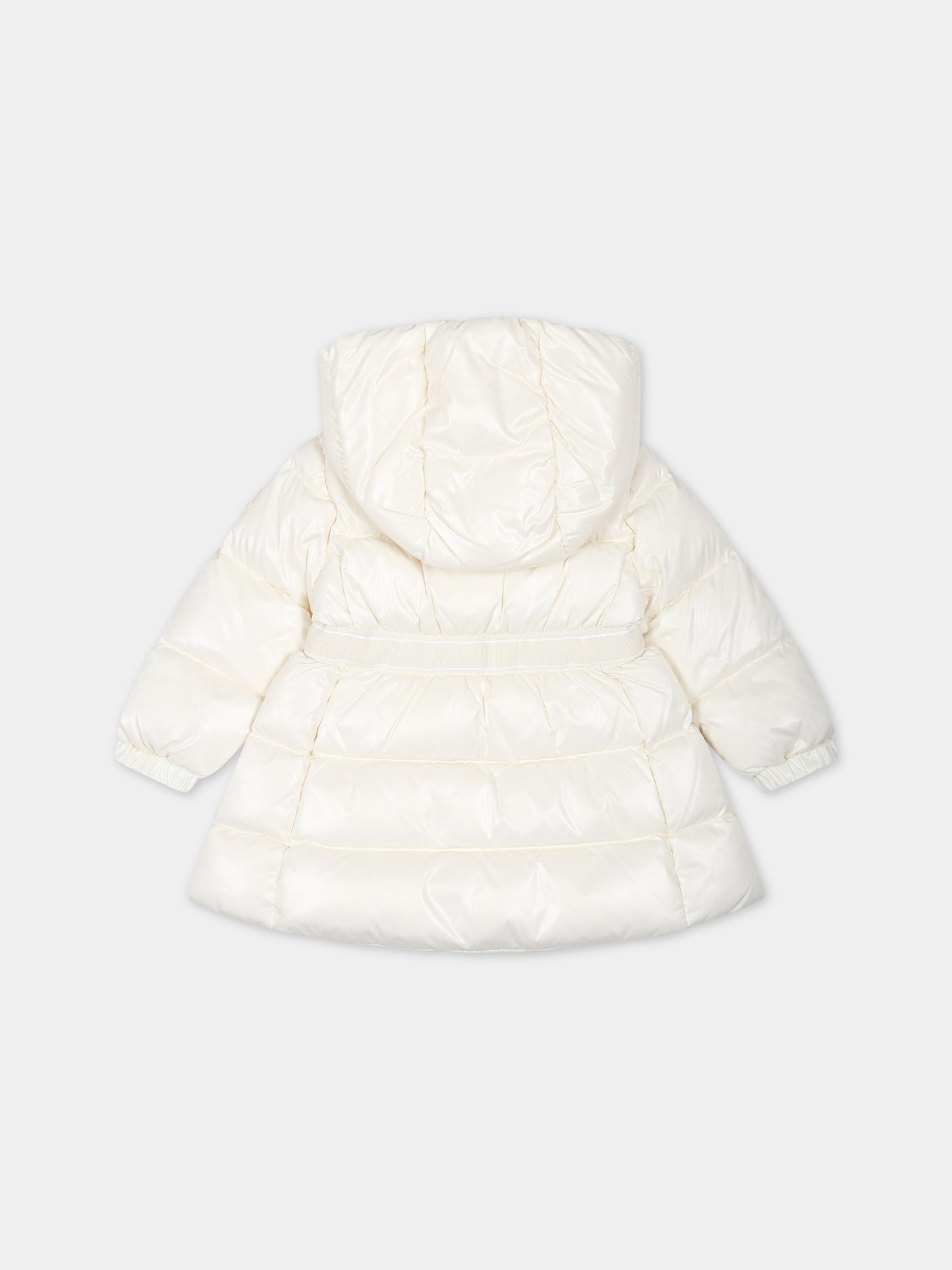 Piumino Alis bianco per neonata con logo,Moncler Kids,951 1C00001 5963V 034