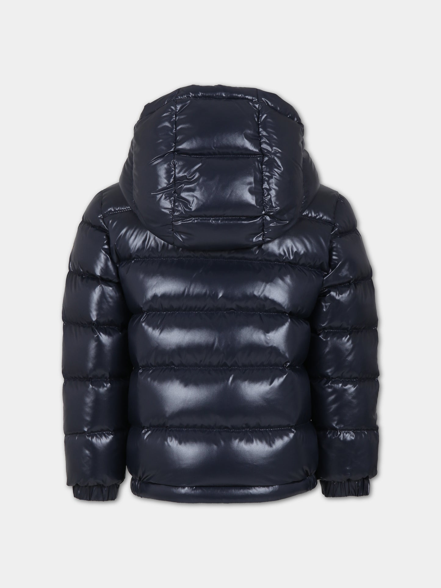 Piumino New Aubert blu per bambino con logo,Moncler Kids,954 1A00080 68950 742