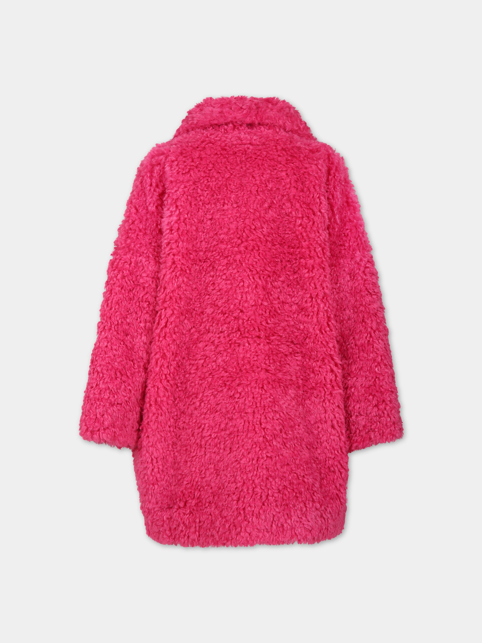 Ecopelliccia fucsia per bambina,Mm6 Maison Margiela,M60399 MM00U MM6J61U M6306