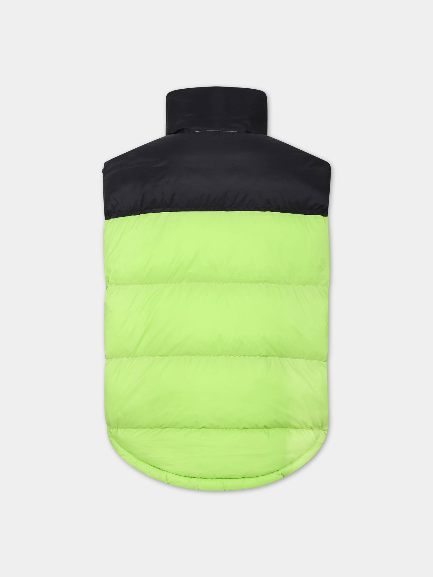 Piumino verde per bambini con logo,Mm6 Maison Margiela,M60471 MM00V MM6J62U M6510