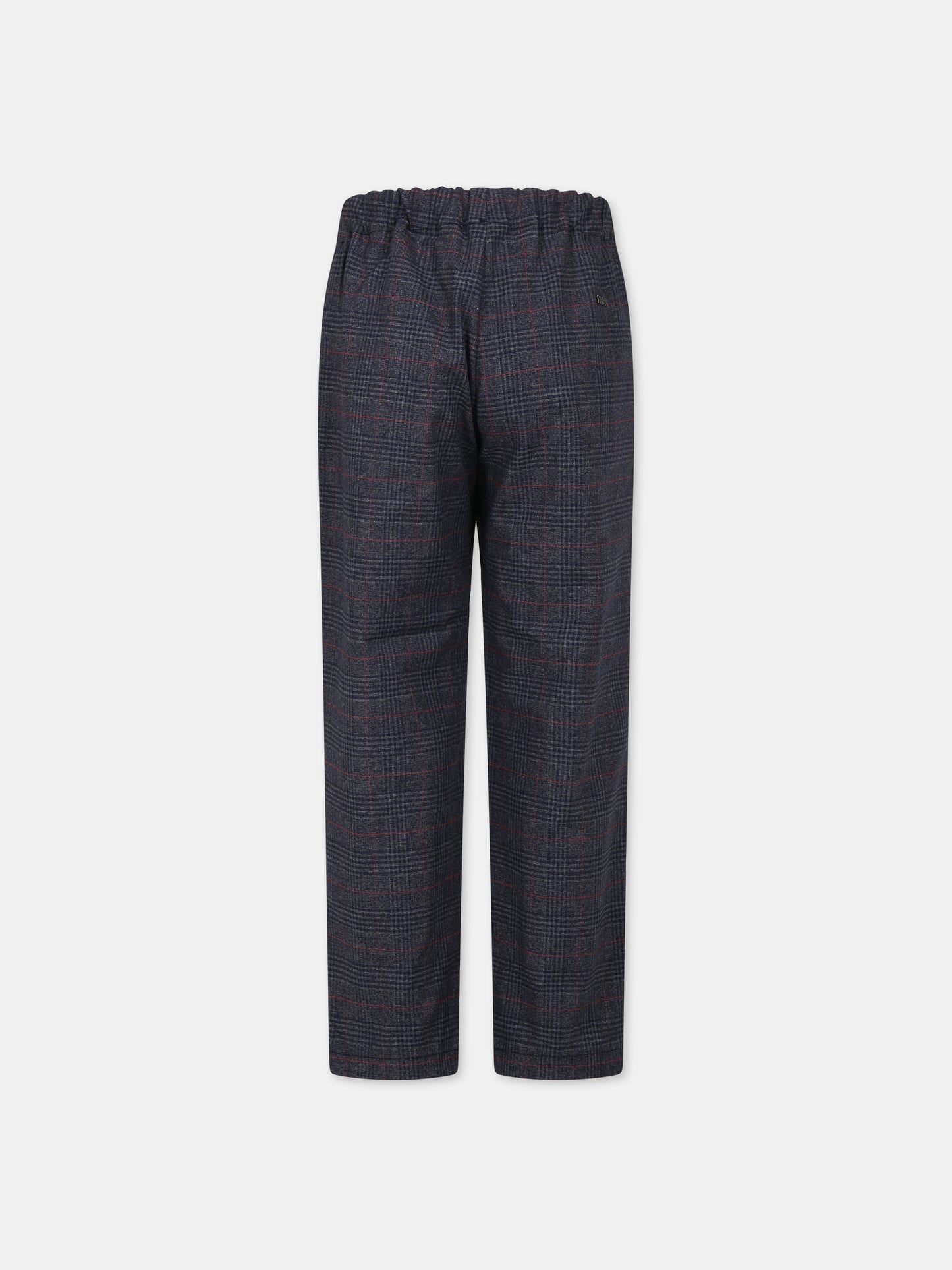 Pantaloni grigi per bambino con aquilotto,Armani Junior,6R4PG5 4N7ZZ F930