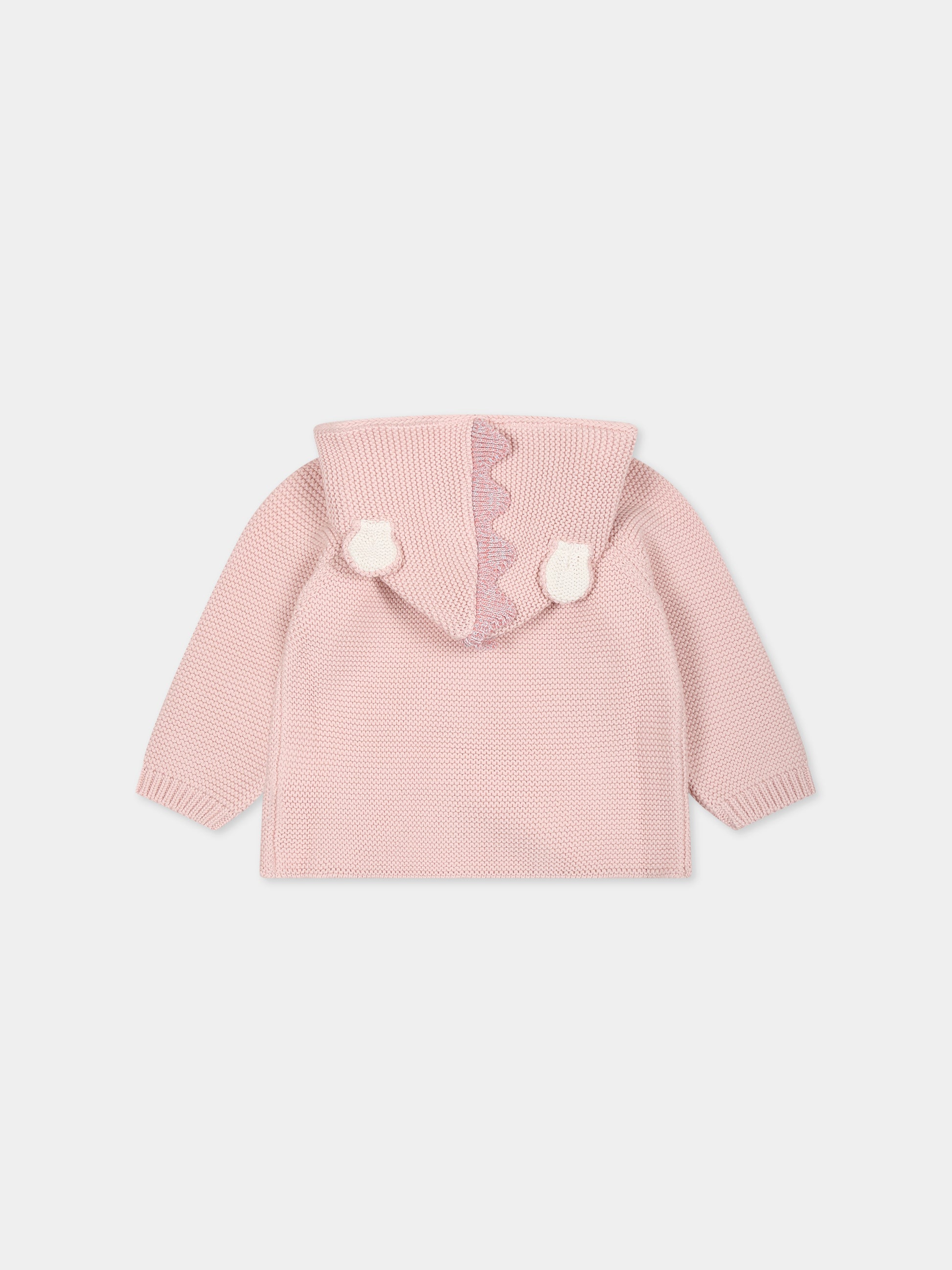 Cardigan rosa per neonata,Stella Mccartney Kids,TT9070 Z1528 505