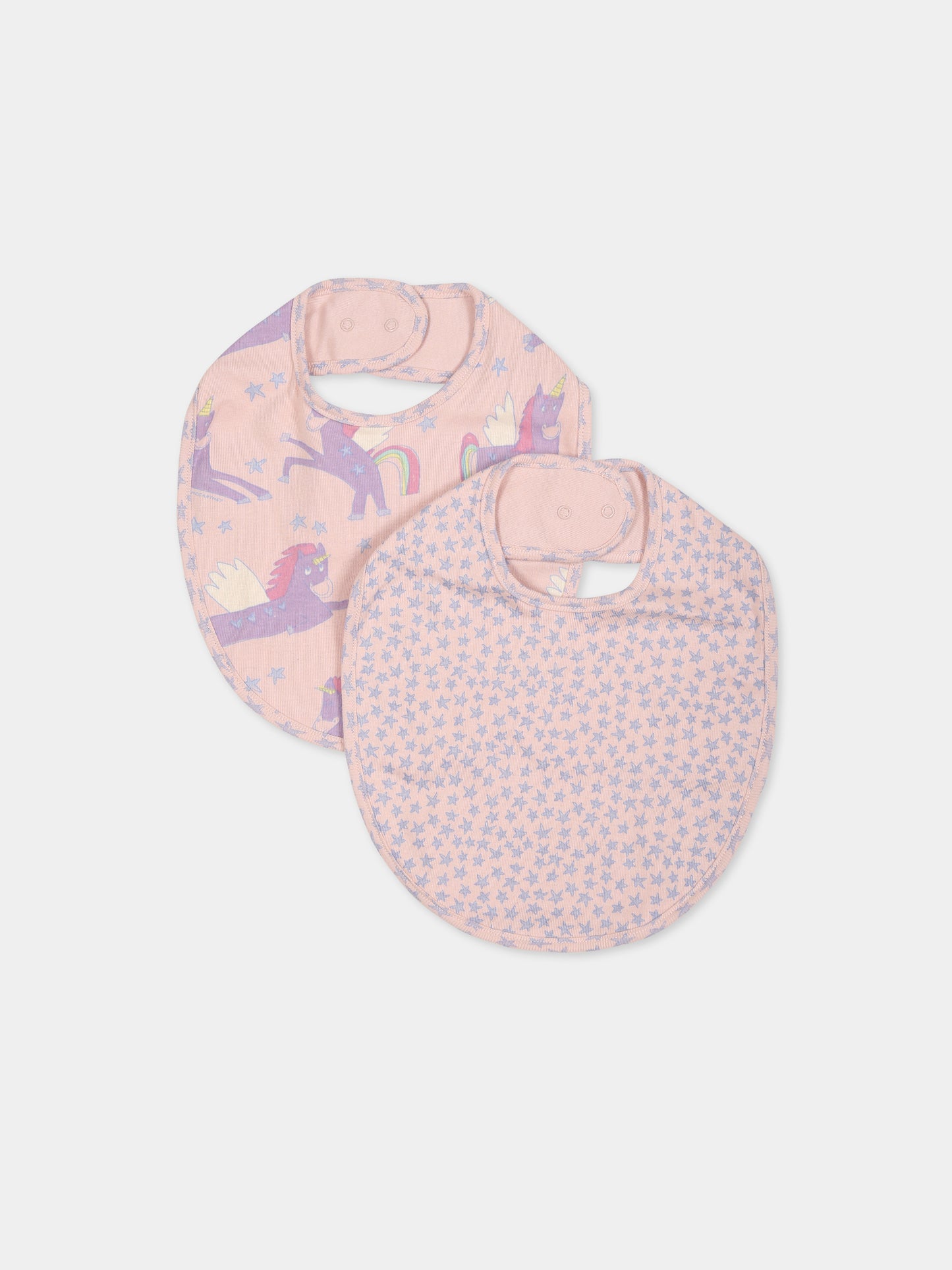 Set rosa per neonata con unicorni e stelle,Stella Mccartney Kids,TTB049 Z1467 505MC