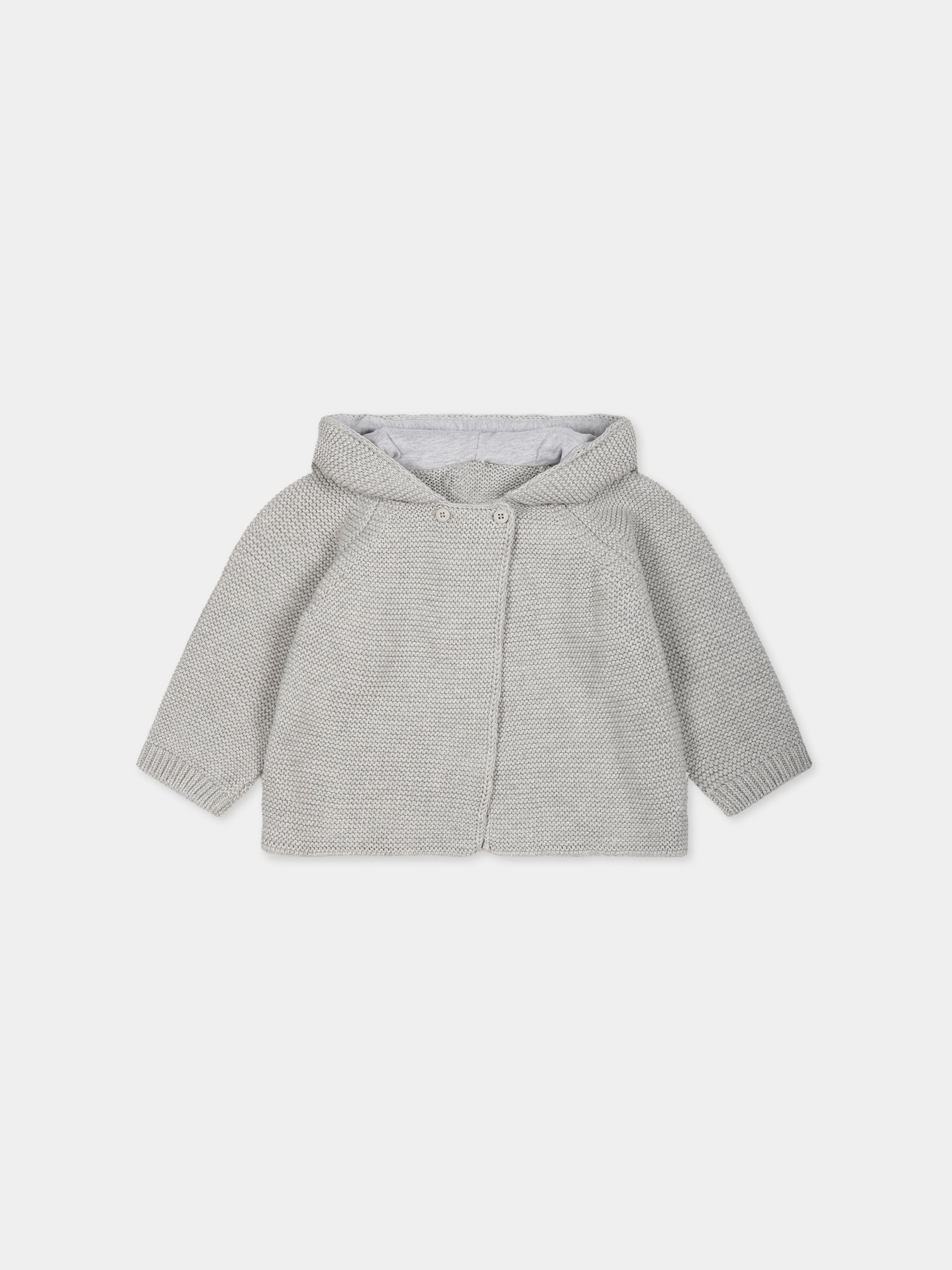 Cardigan grigio per neonato,Stella Mccartney Kids,TT9550 Z1528 904