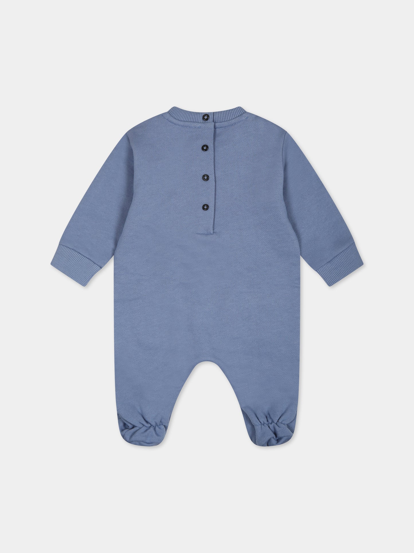 Set blu per neonato con logo,Balmain Kids,BTB510 Z0001 668AG