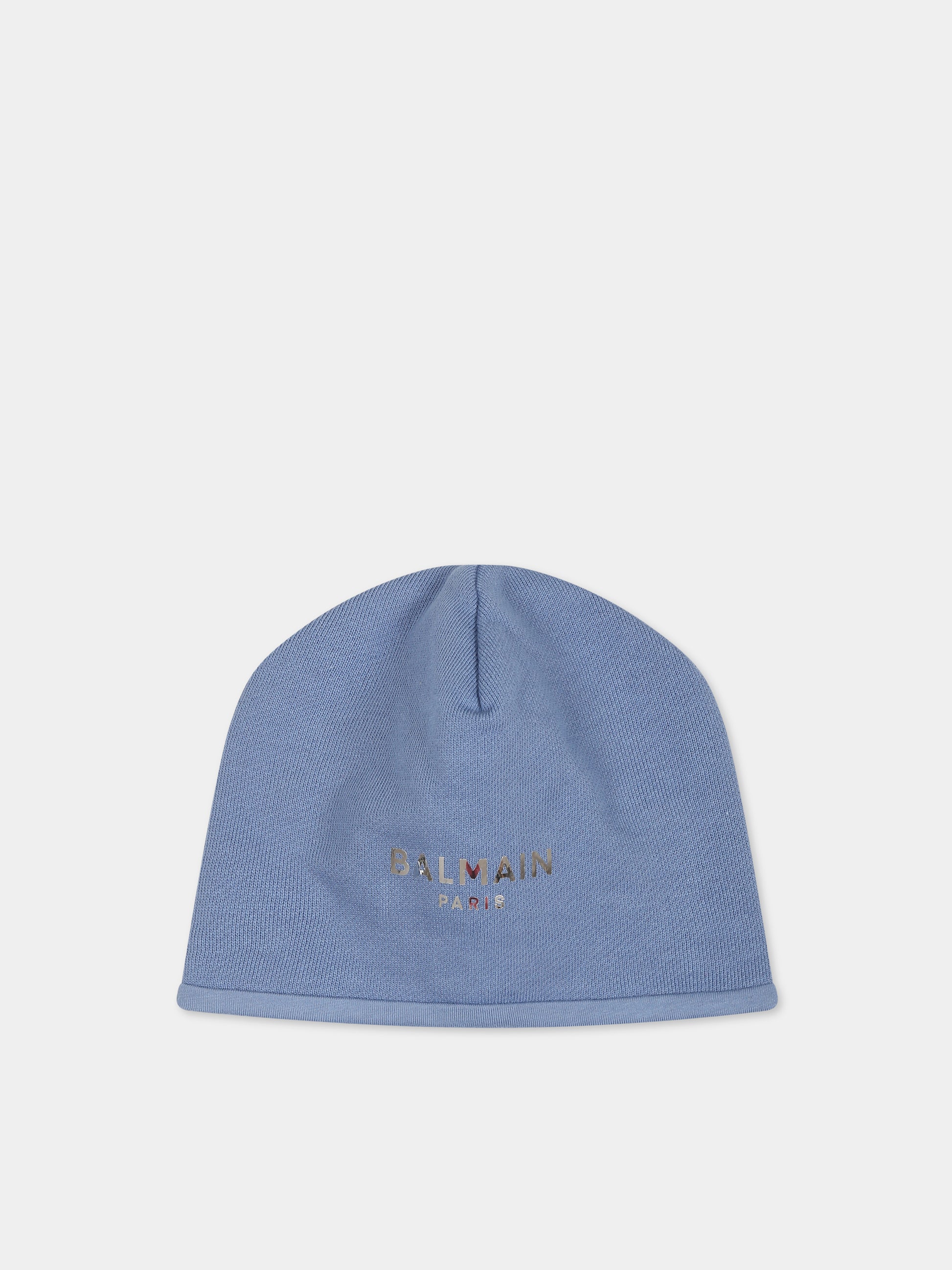 Set blu per neonato con logo,Balmain Kids,BTB510 Z0001 668AG