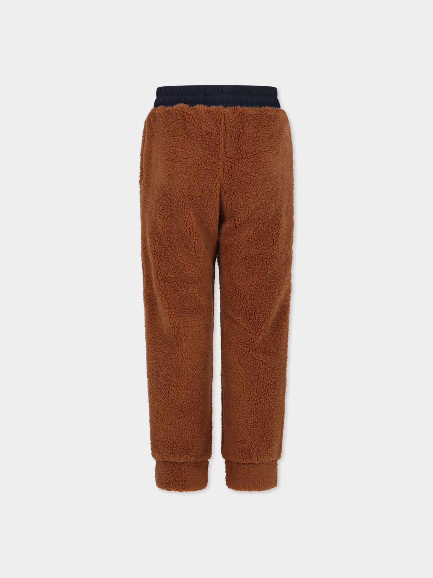 Pantaloni marroni per bambino con logo,Timberland,T24C40 348