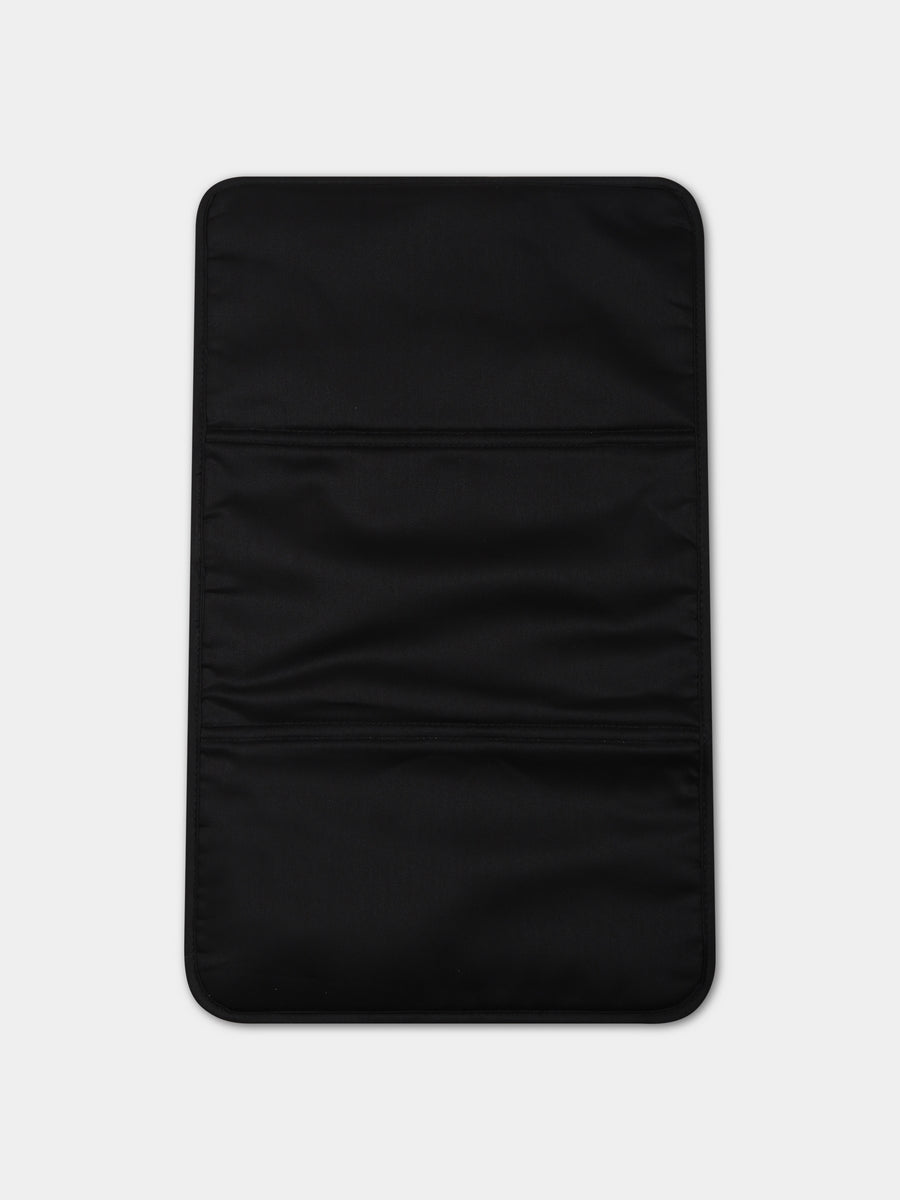 Borsa mamma nera per neonati con logo,Chloé Kids,C90411 09B