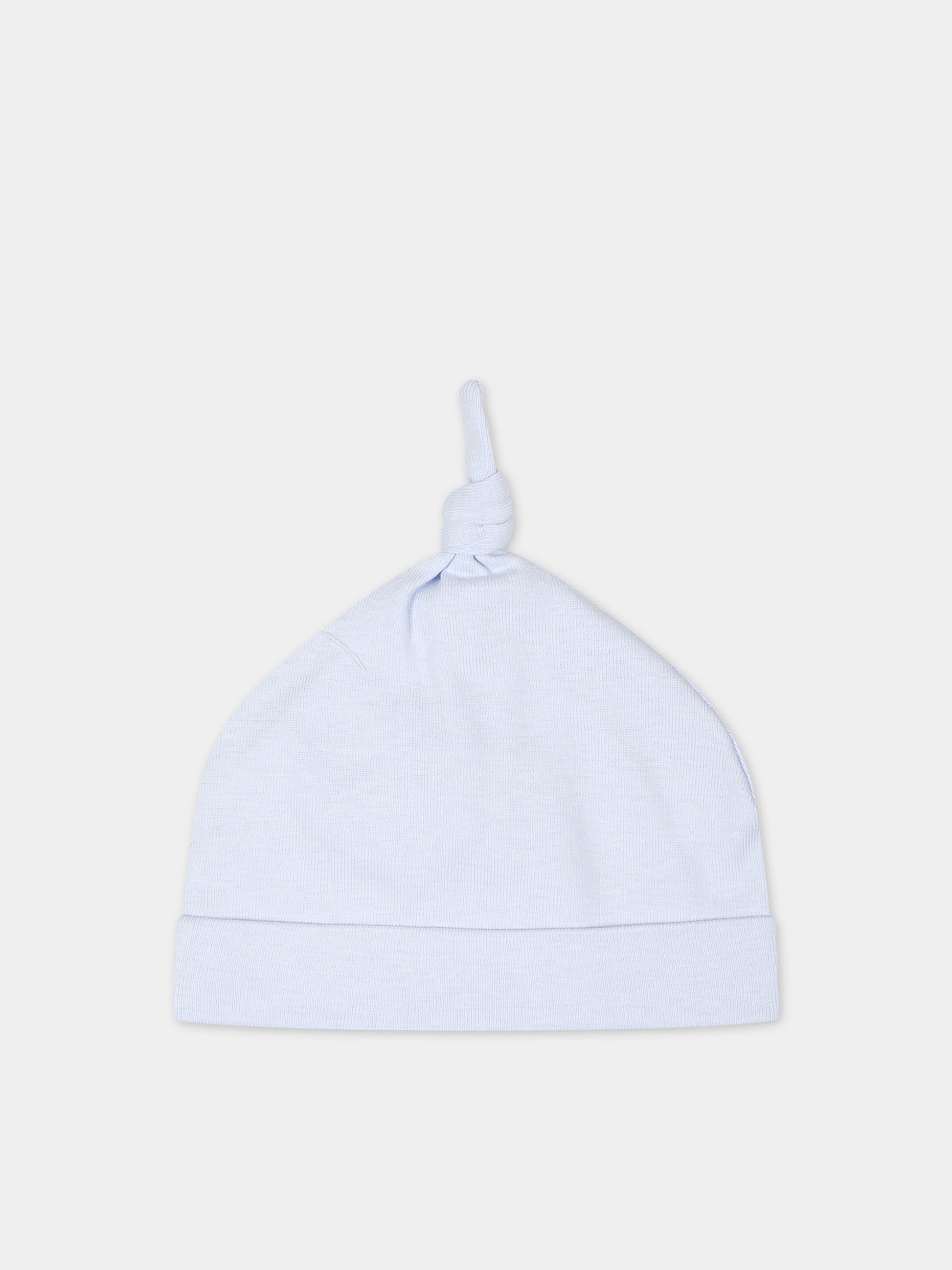 Set celeste per neonato con logo e stampa,Givenchy Kids,H98182 771