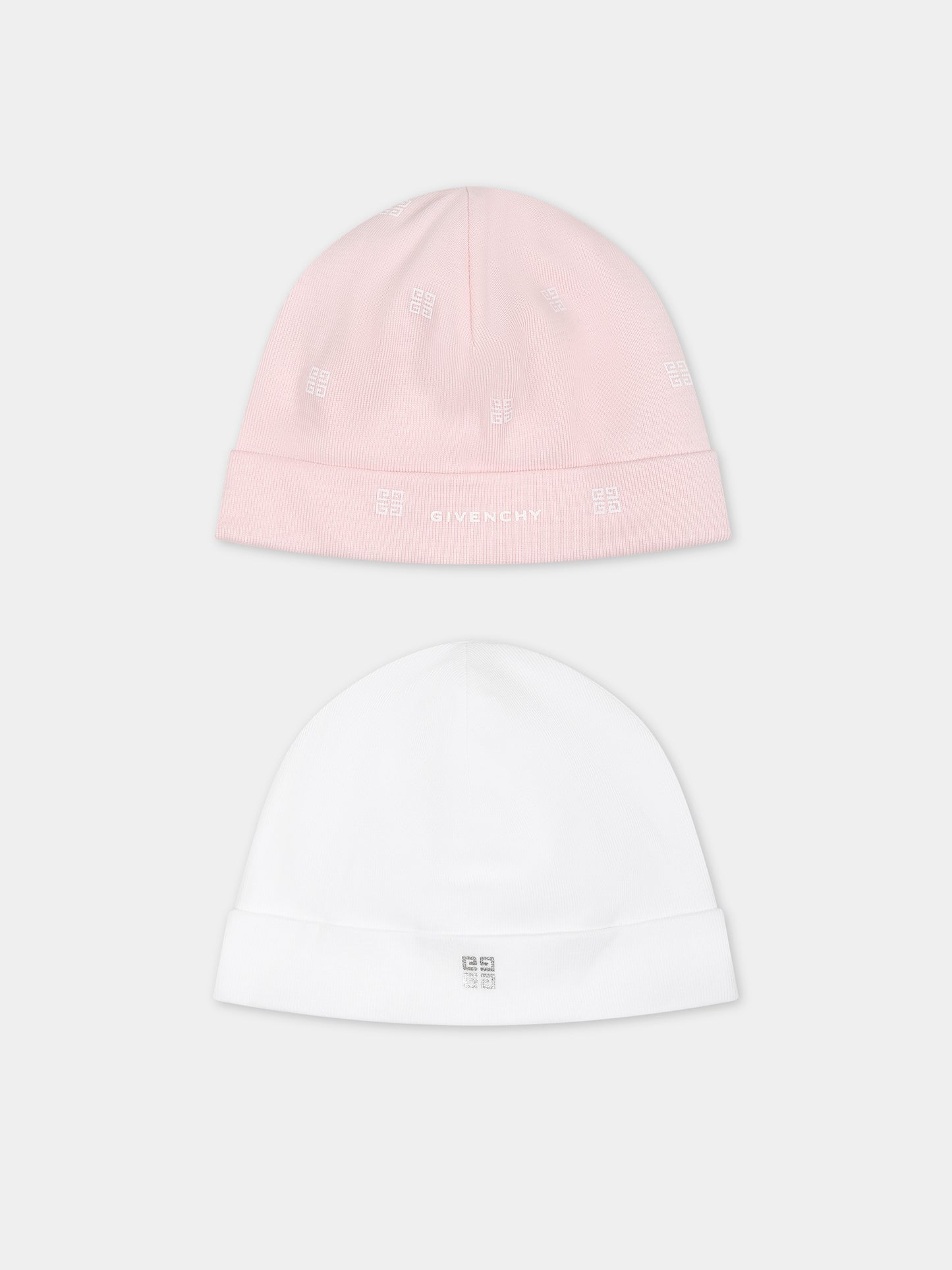 Set bianco per neonata con motivo 4G,Givenchy Kids,H98185 44Z