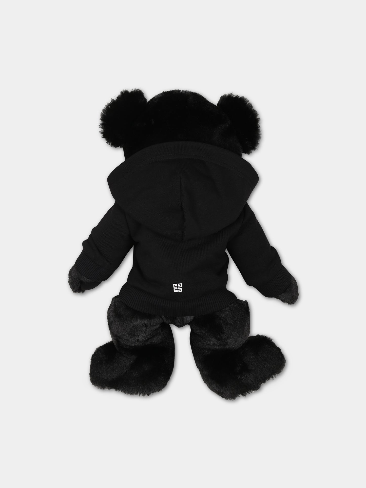 Peluche nero per neonati con logo,Givenchy Kids,H9K075 09B