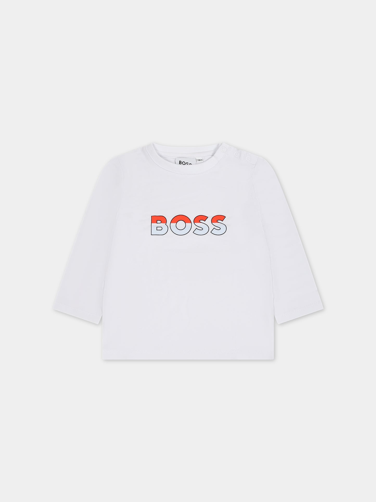 Completo blu per neonato con logo,Boss,J98428 849