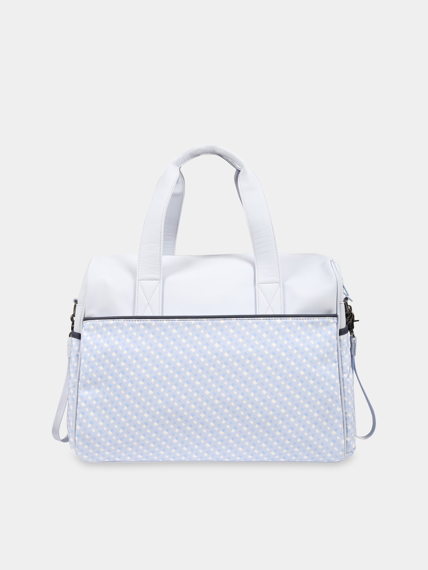 Borsa mamma celeste per neonato con logo,Boss,J90337 771