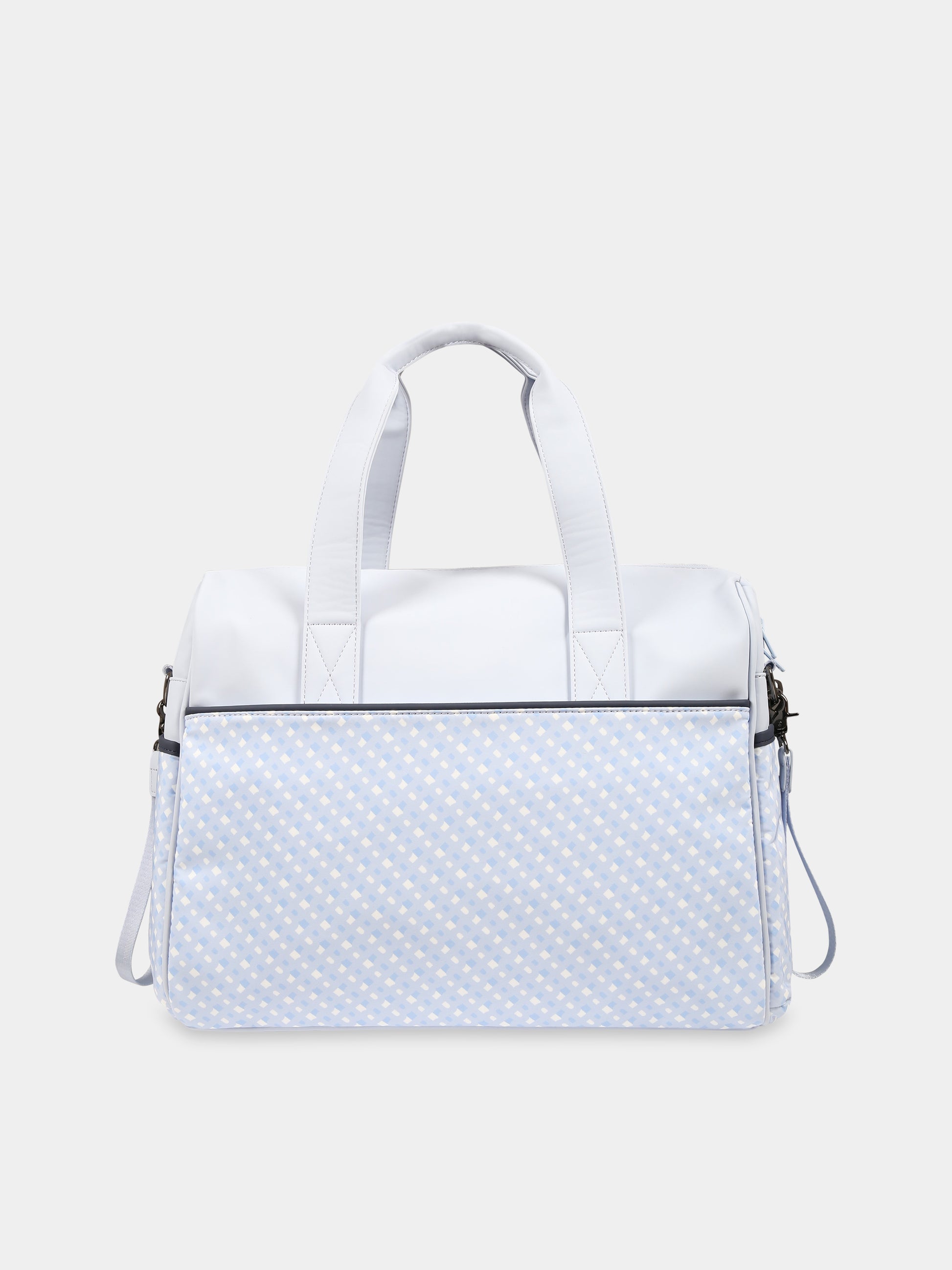 Borsa mamma celeste per neonato con logo,Boss,J90337 771