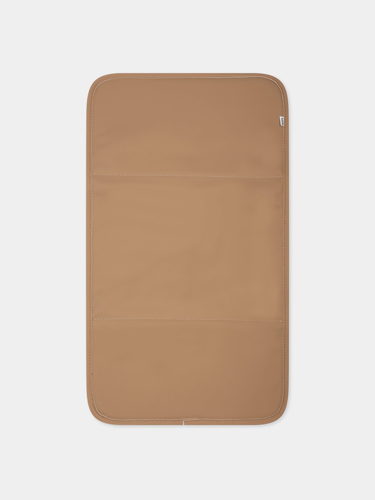 Borsa mamma beige per neonati con logo,Boss,J90336 237