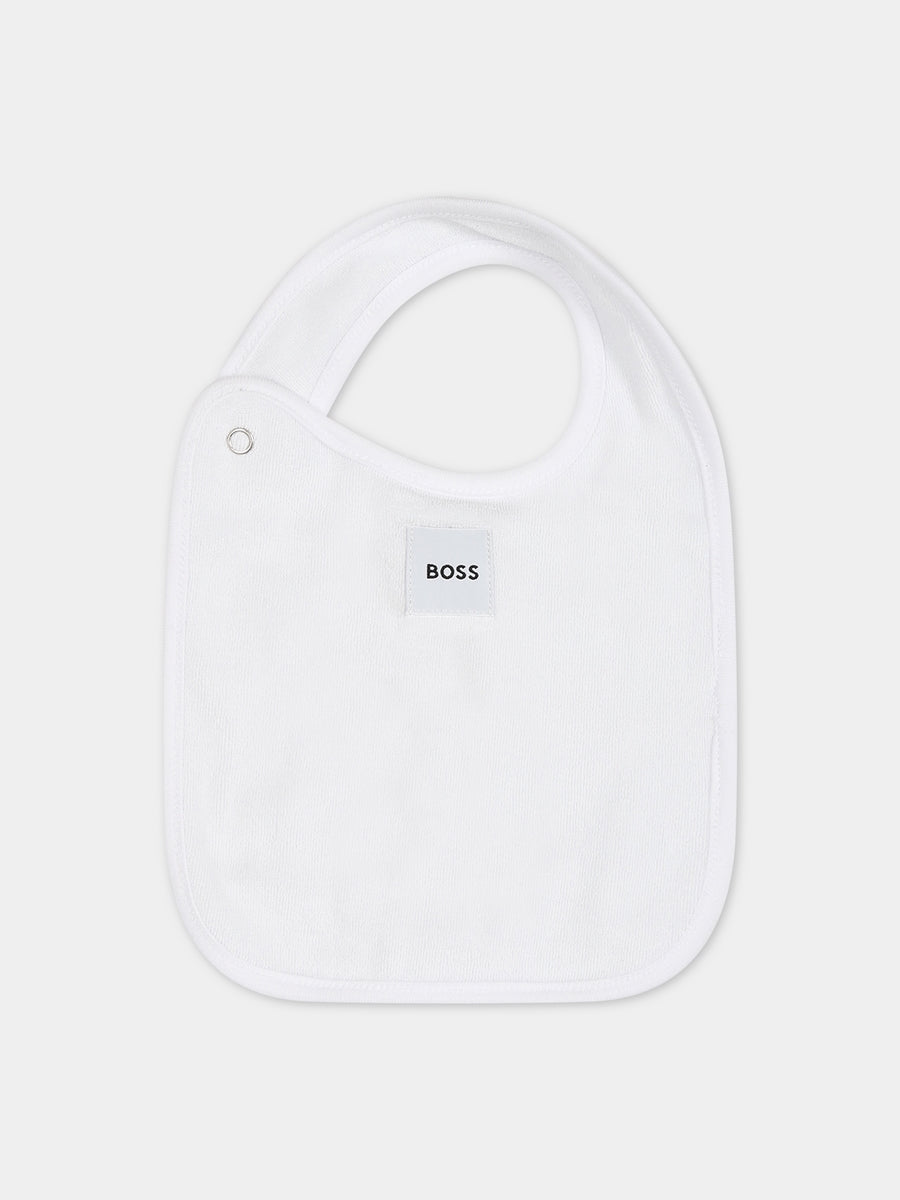 Set celeste per neonato con logo,Boss,J98424 771