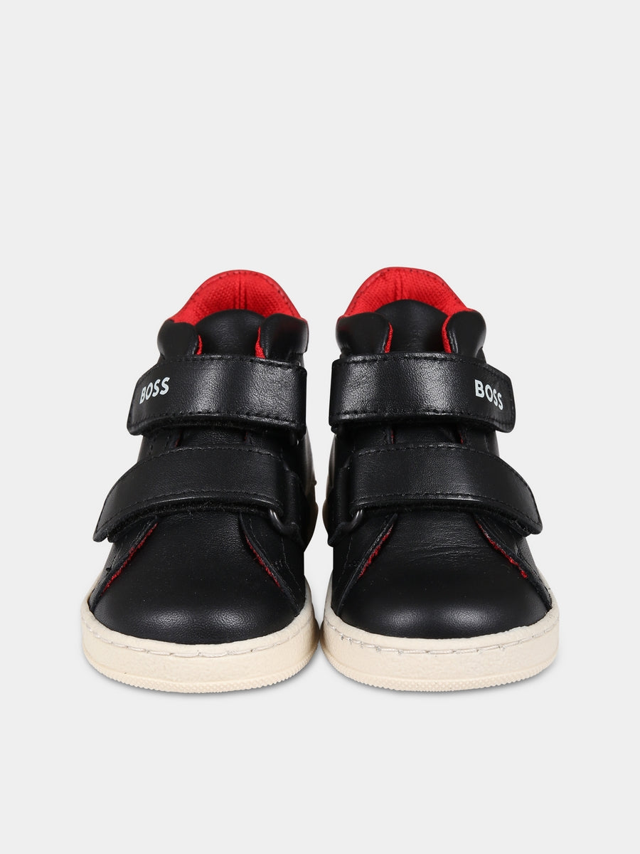 Sneakers nere per bambino con logo,Boss,J09207 09B