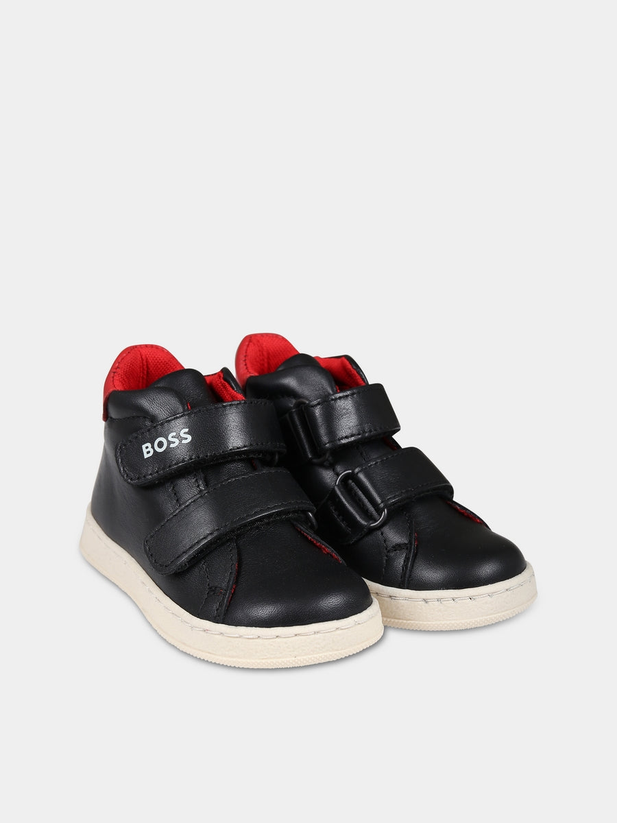 Sneakers nere per bambino con logo,Boss,J09207 09B
