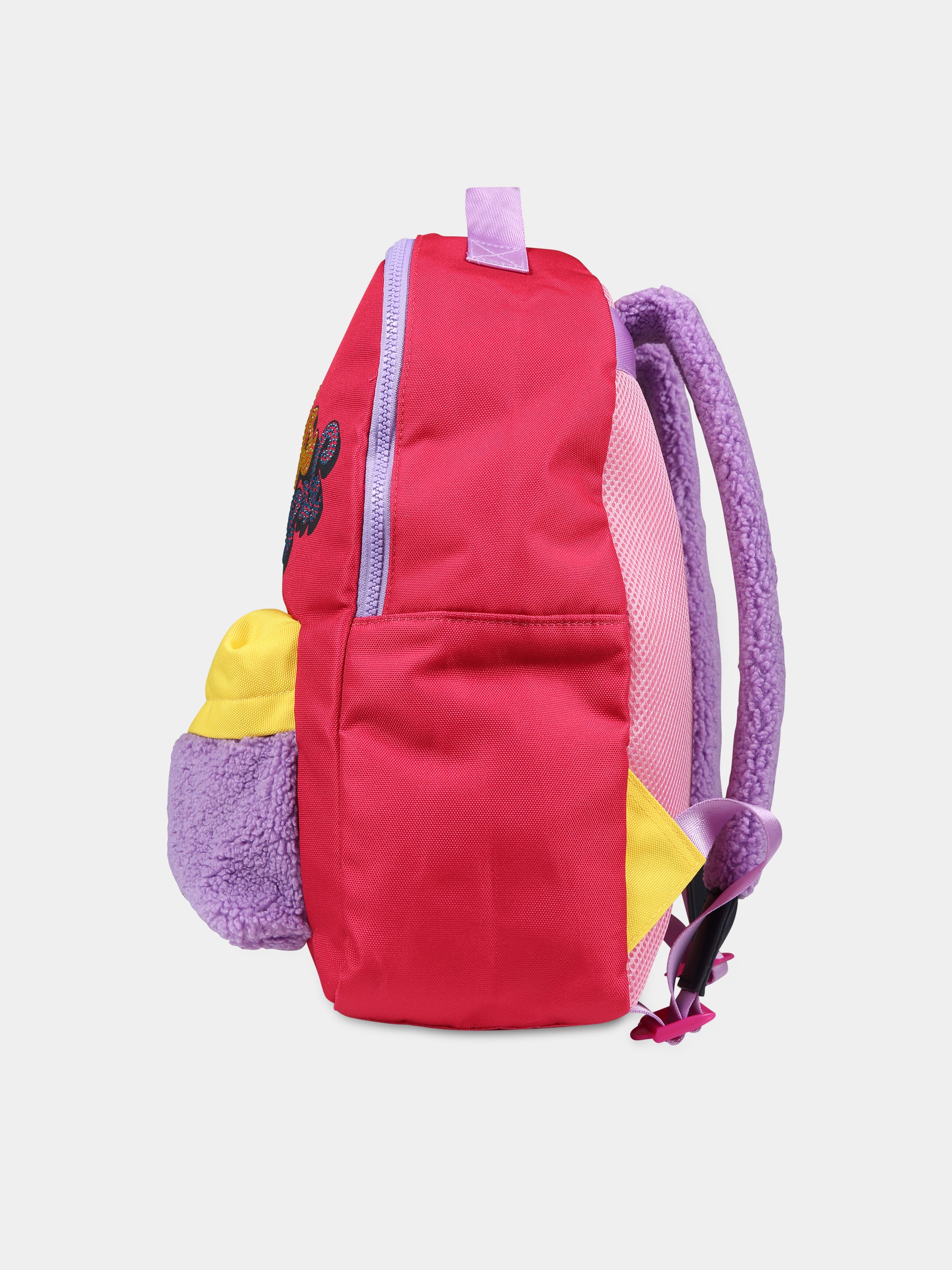 Zaino fucsia per bambina con logo,Little Marc Jacobs,W10221 494