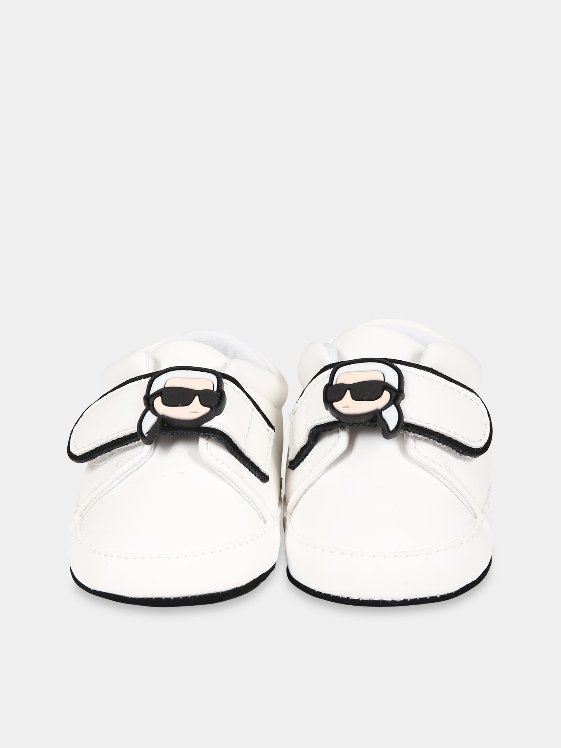 Sneakers bianche per neonati con Karl Lagerfeld,Karl Lagerfeld Kids,Z99026 10P