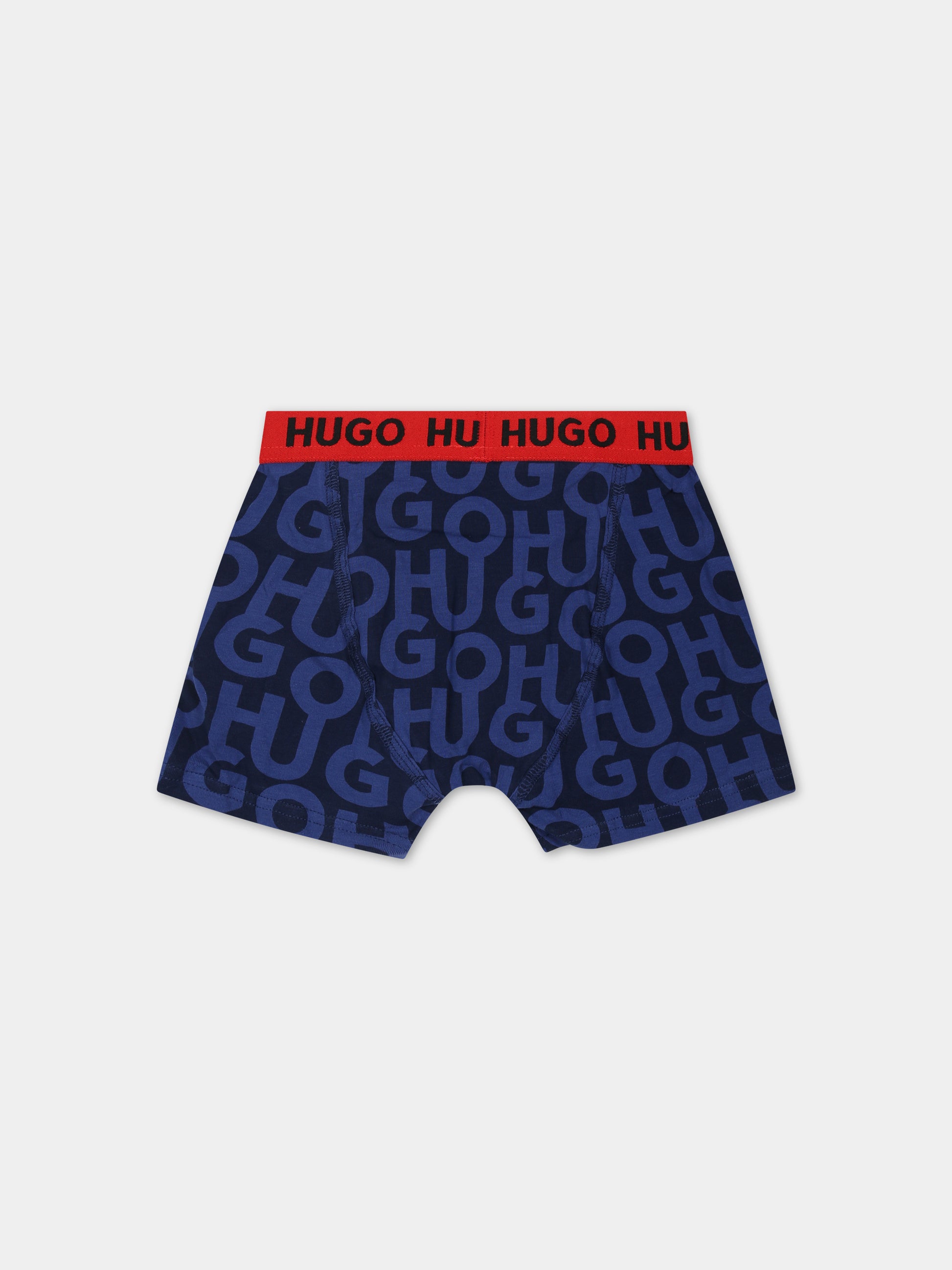 Set multicolor per bambino con logo,Hugo,G20119 M48