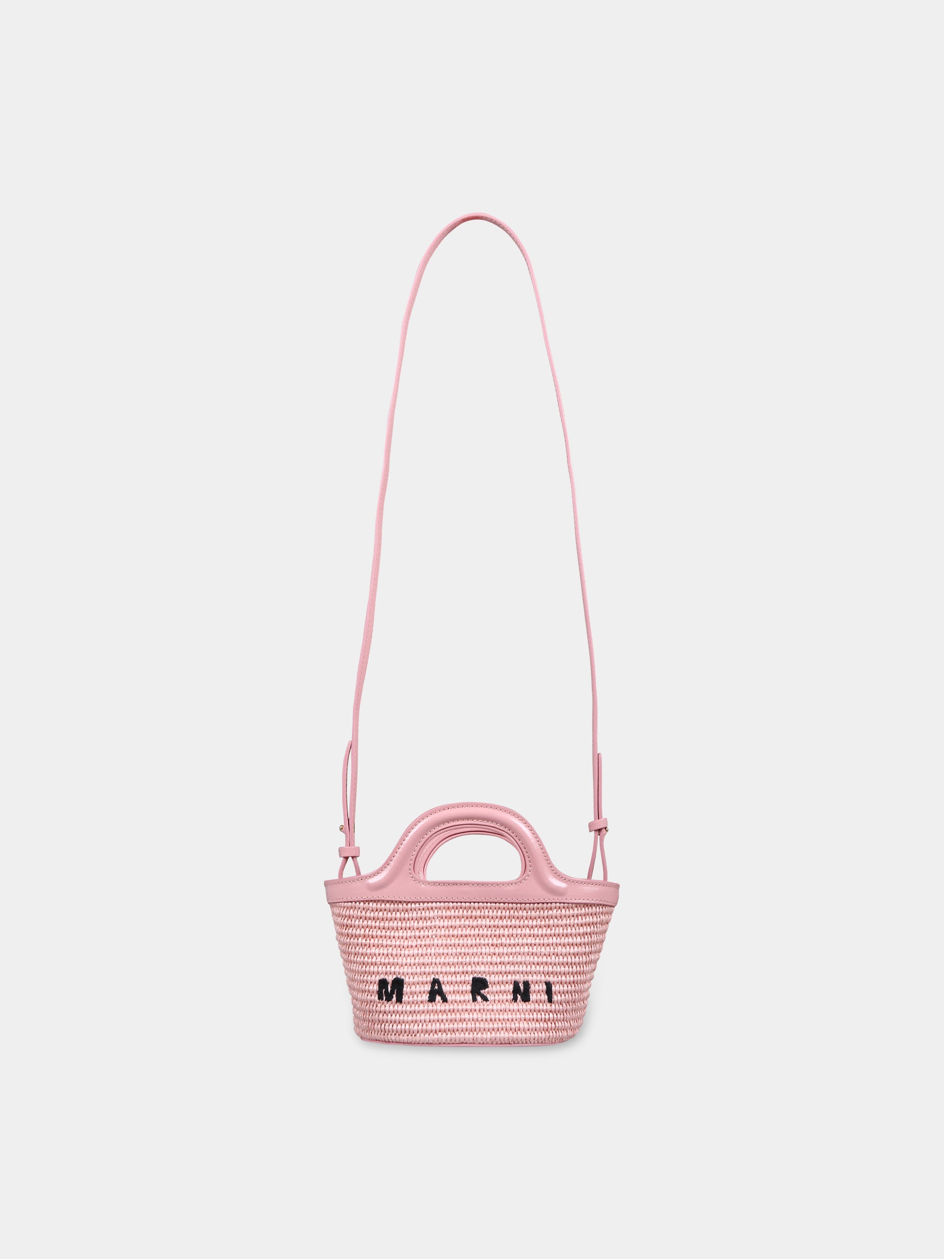 Pink bag for girl with logo,Marni Kids,M00814 ZO620