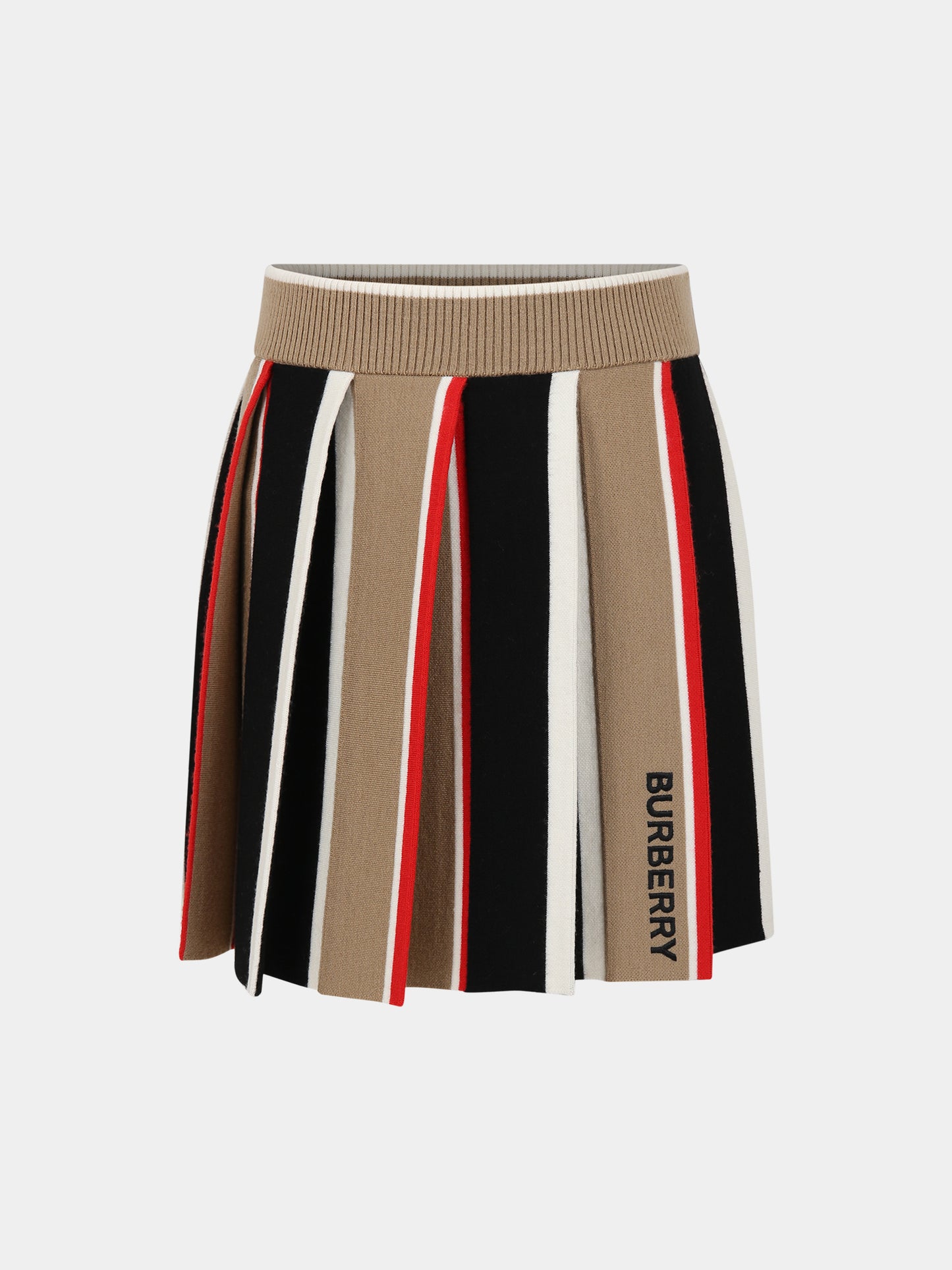 Gonna multicolor per bambina con logo,Burberry Kids,8066917