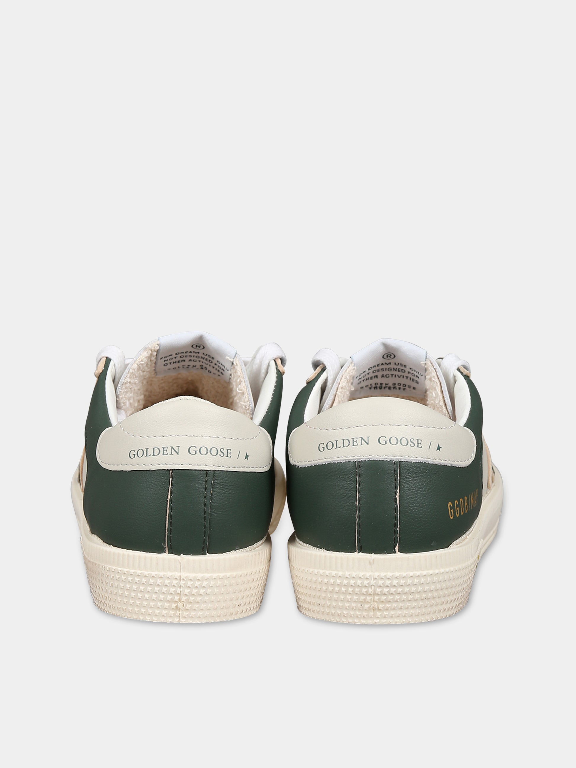 Sneakers May avorio per bambini con iconica stella,Golden Goose,GJF00495/GYF00495/GTF00495 F004815 82386