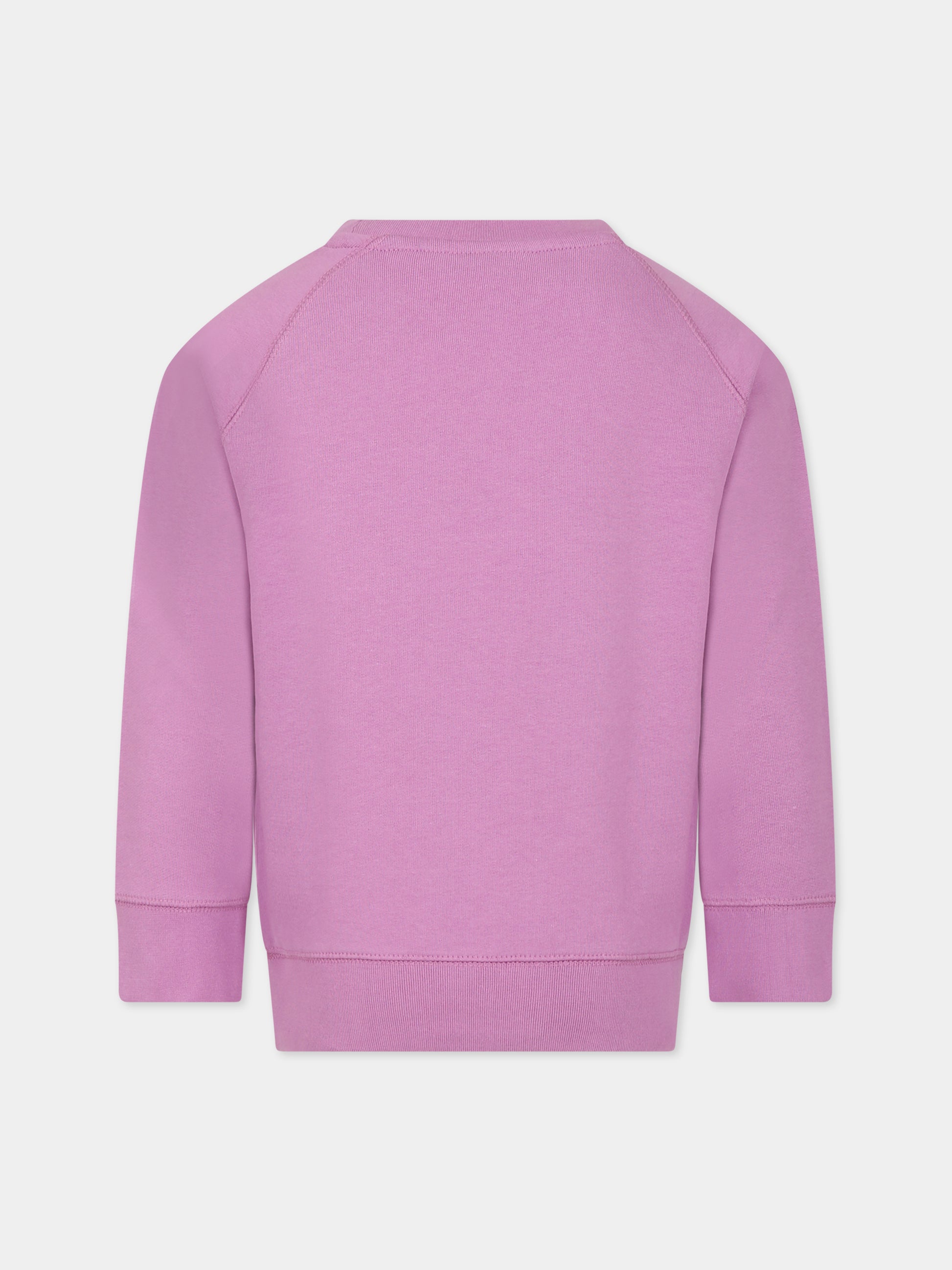 Felpa rosa per bambina con smile,Molo,6W23J204 8765