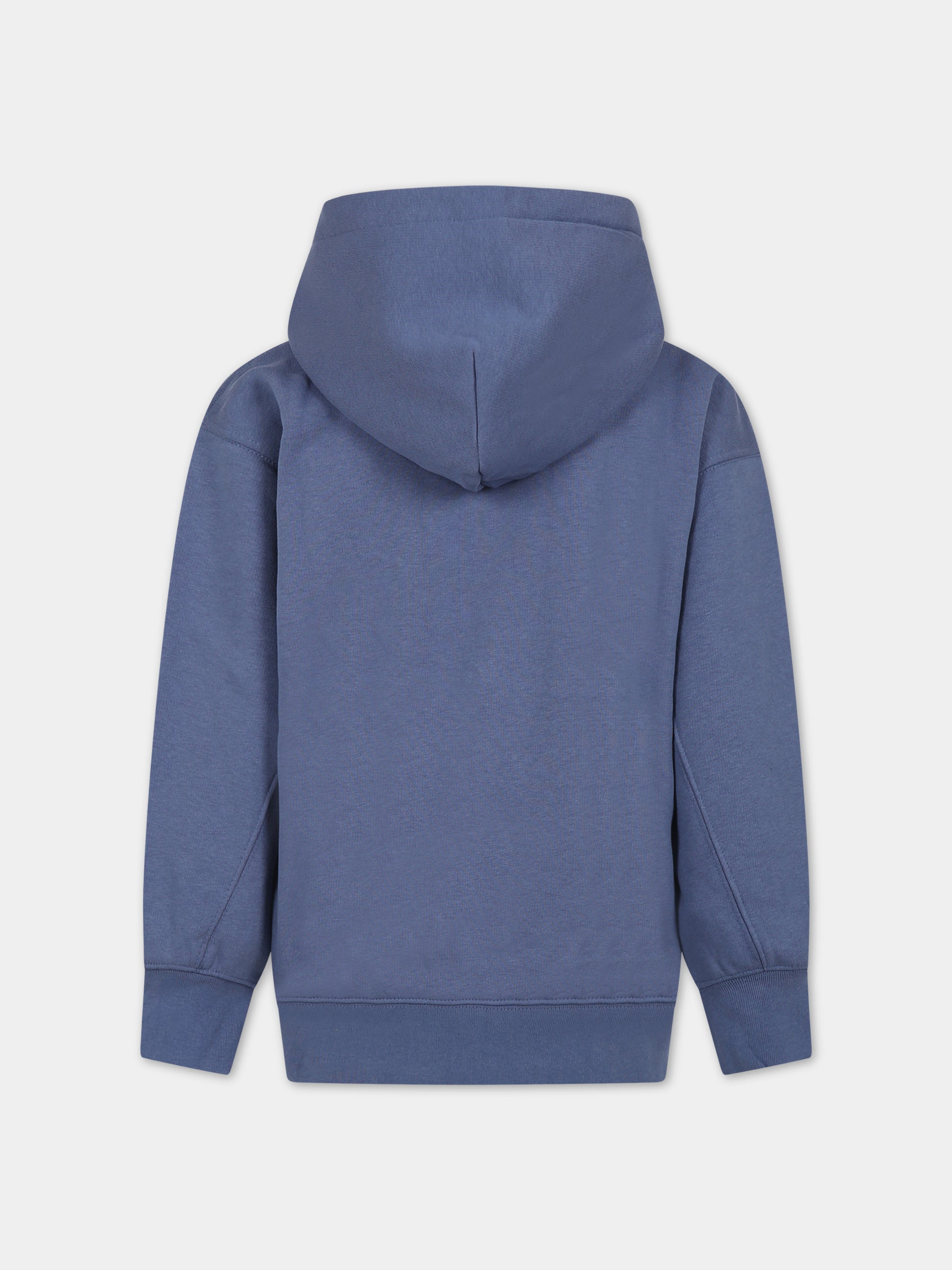 Felpa blu per bambini con scritta,Molo,6W23J307 8805