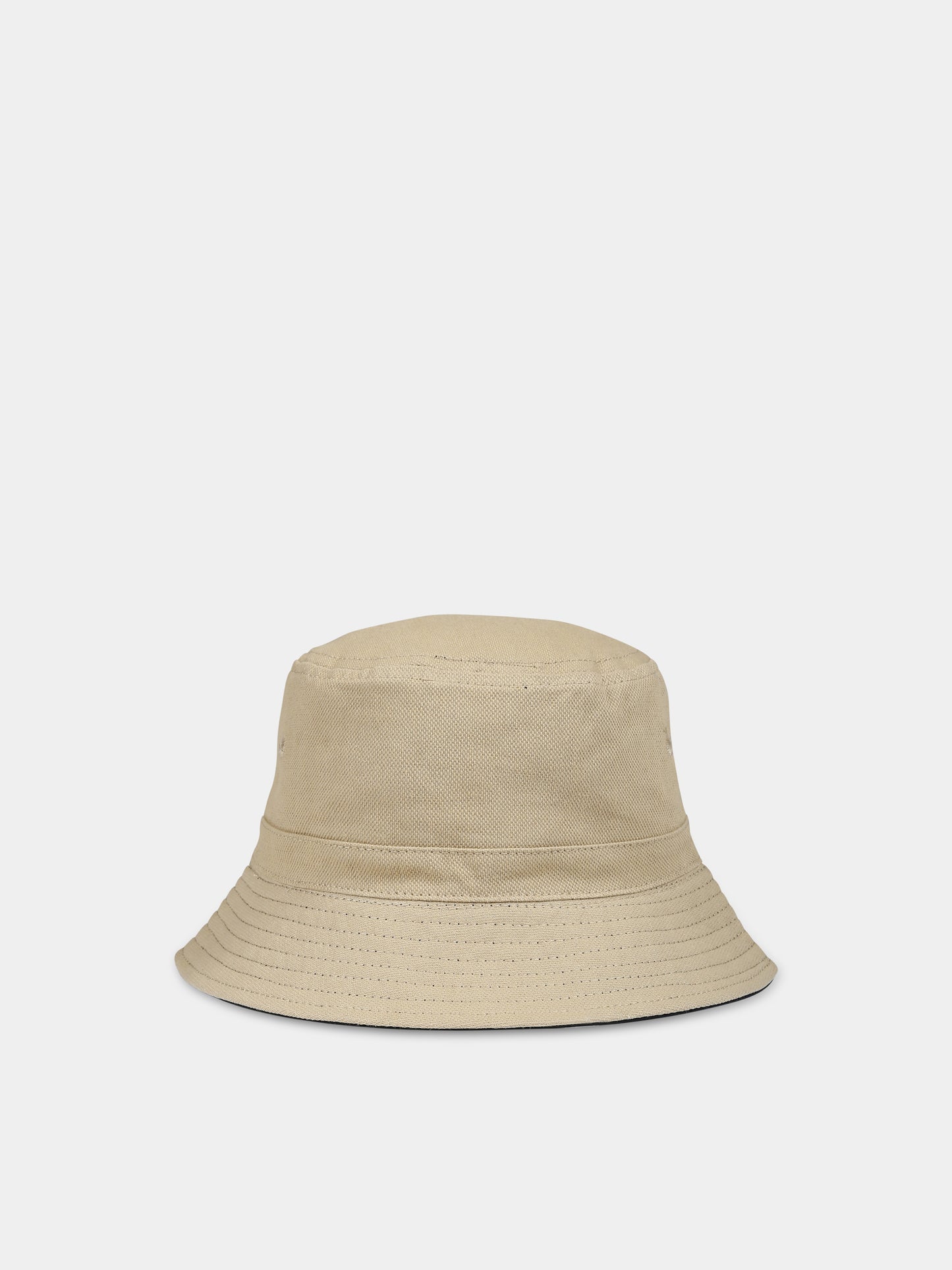 Cloche beige reversibile per bambini con simbolo dellla pace,Molo,7W23T302 8838