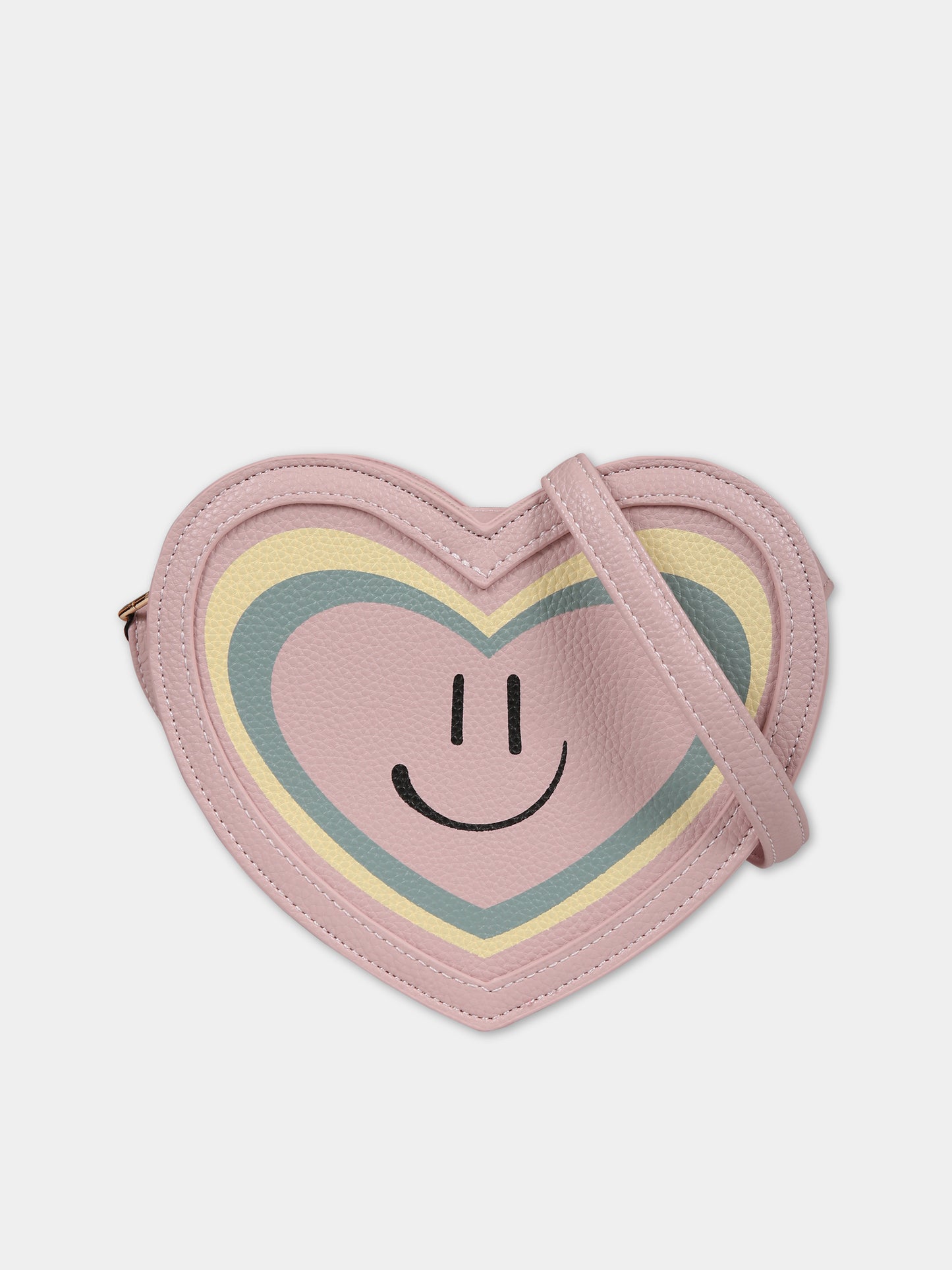 Borsa rosa per bambina con smile,Molo,7W23V108 8058
