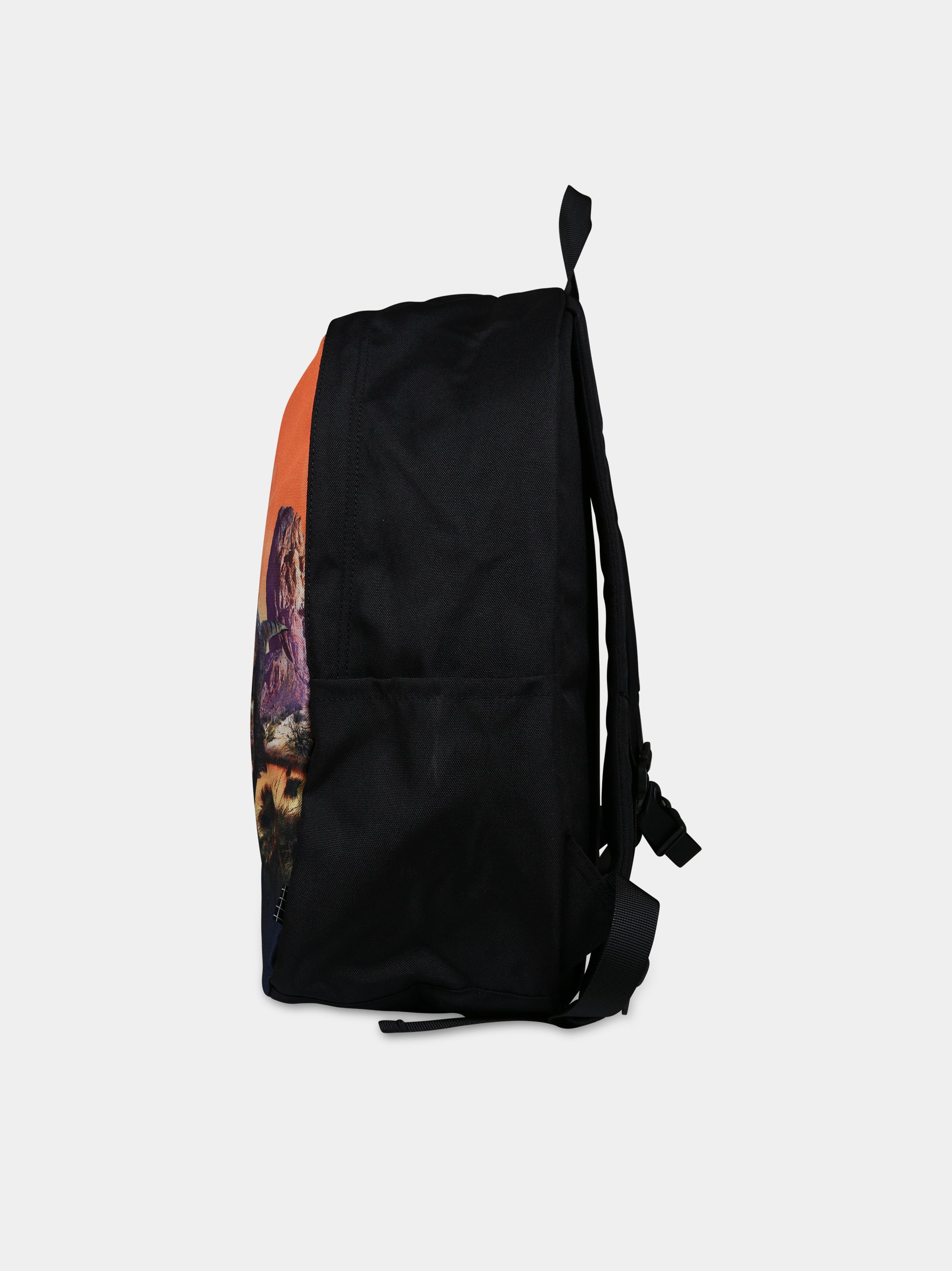 Zaino nero per bambino con dinosauro,Molo,7W23V206 3352