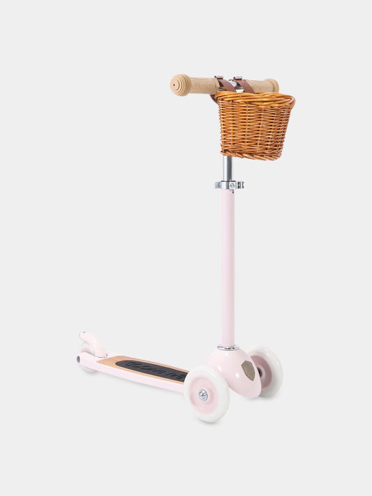 Monopattino rosa per bambina con logo,Banwood,BW SCOOTER PINK