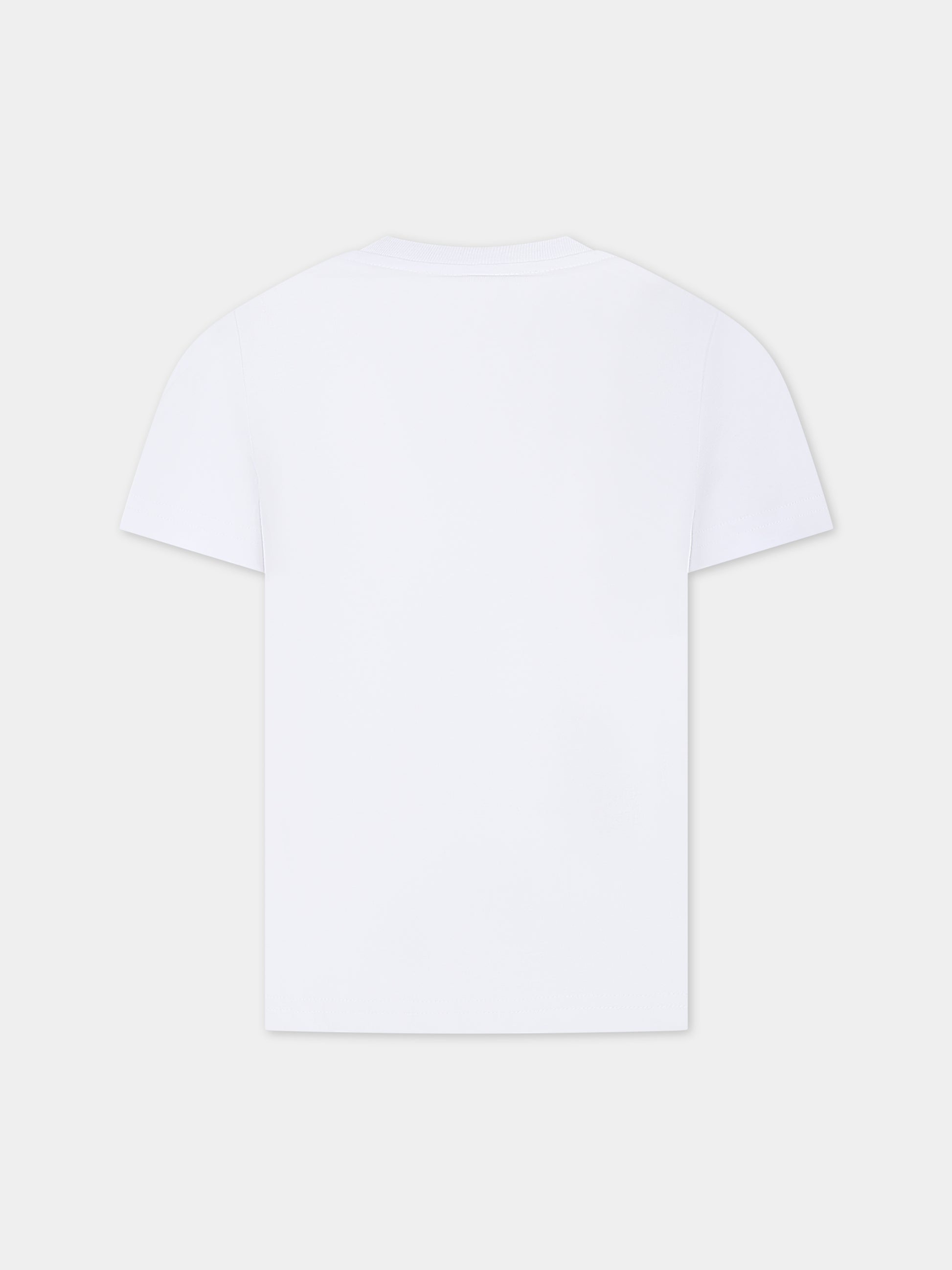 T-shirt bianca per bambino con logo,Dsquared2,DQ1983 D00MV DQ100