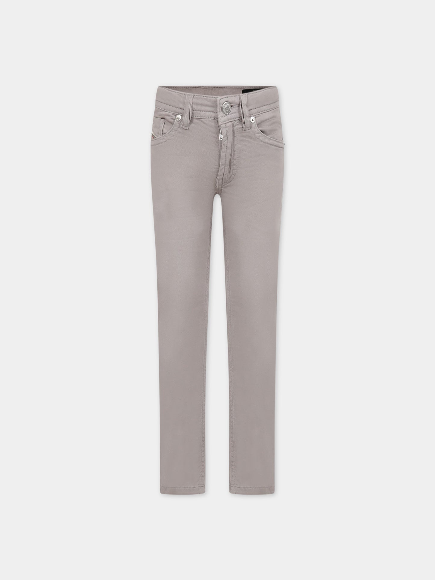 Jeans grigi per bambino con logo,Diesel,00J3RS KXB9Z K991