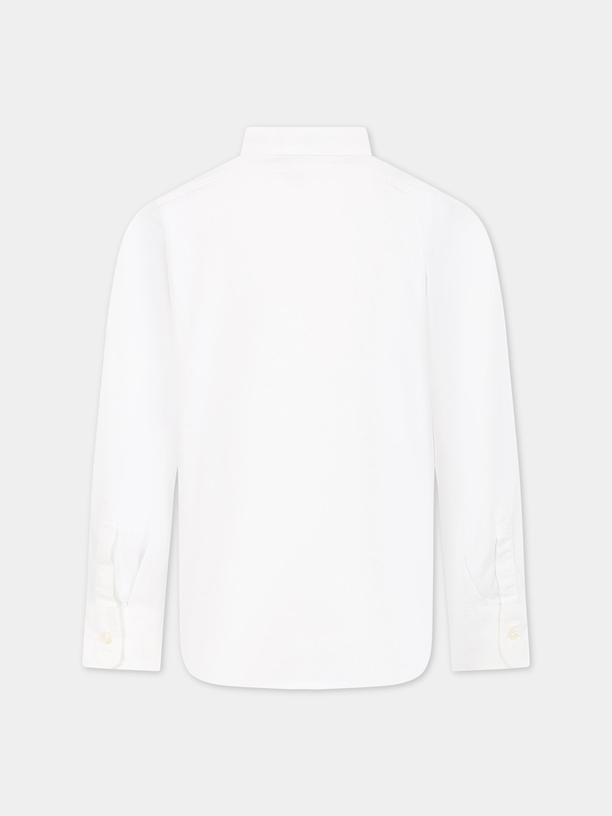 Camicia bianca per bambino con logo,Diesel,J00584 KXBA9 K100