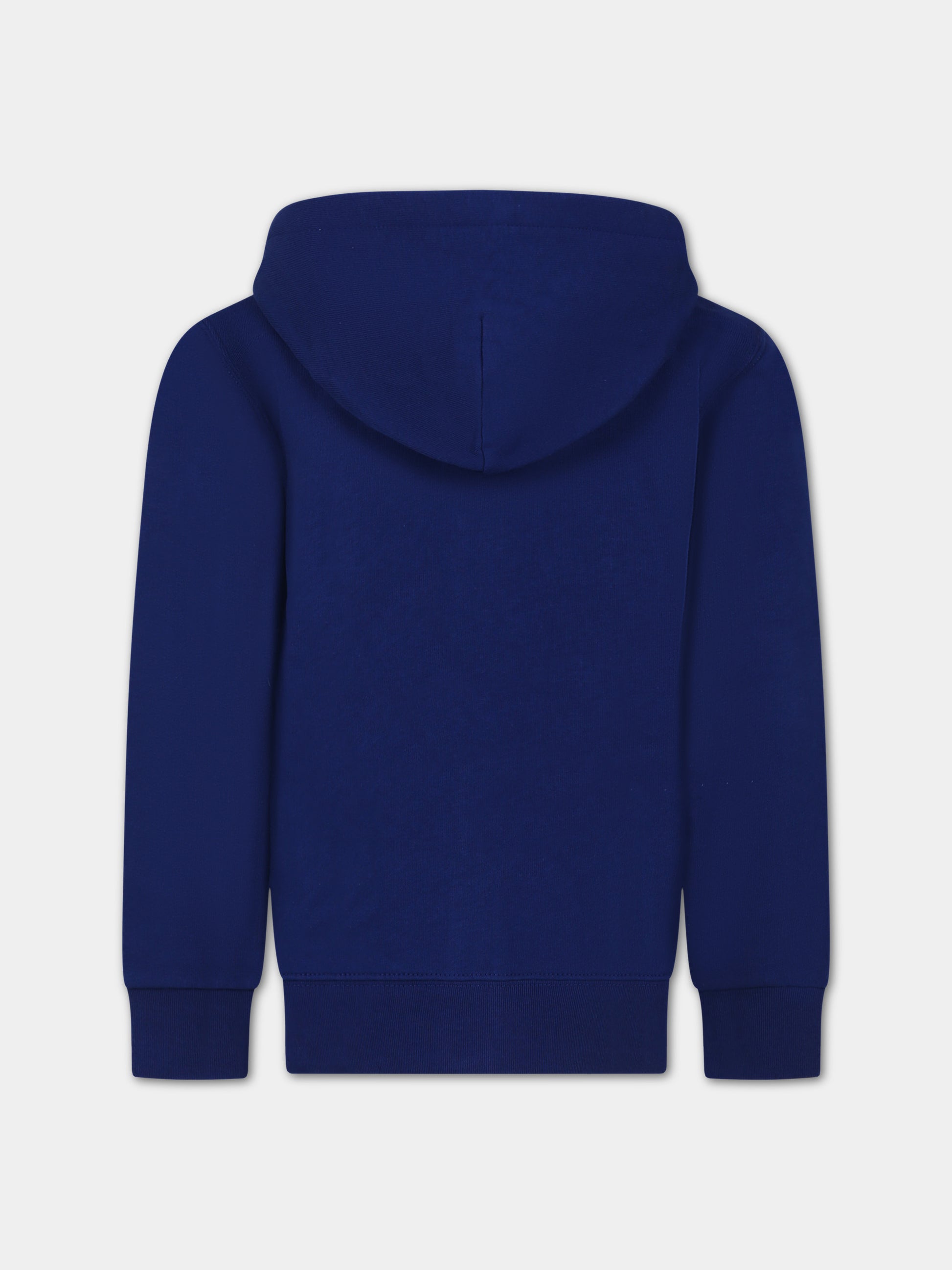 Felpa blu per bambino con logo,Ralph Lauren Kids,799360033