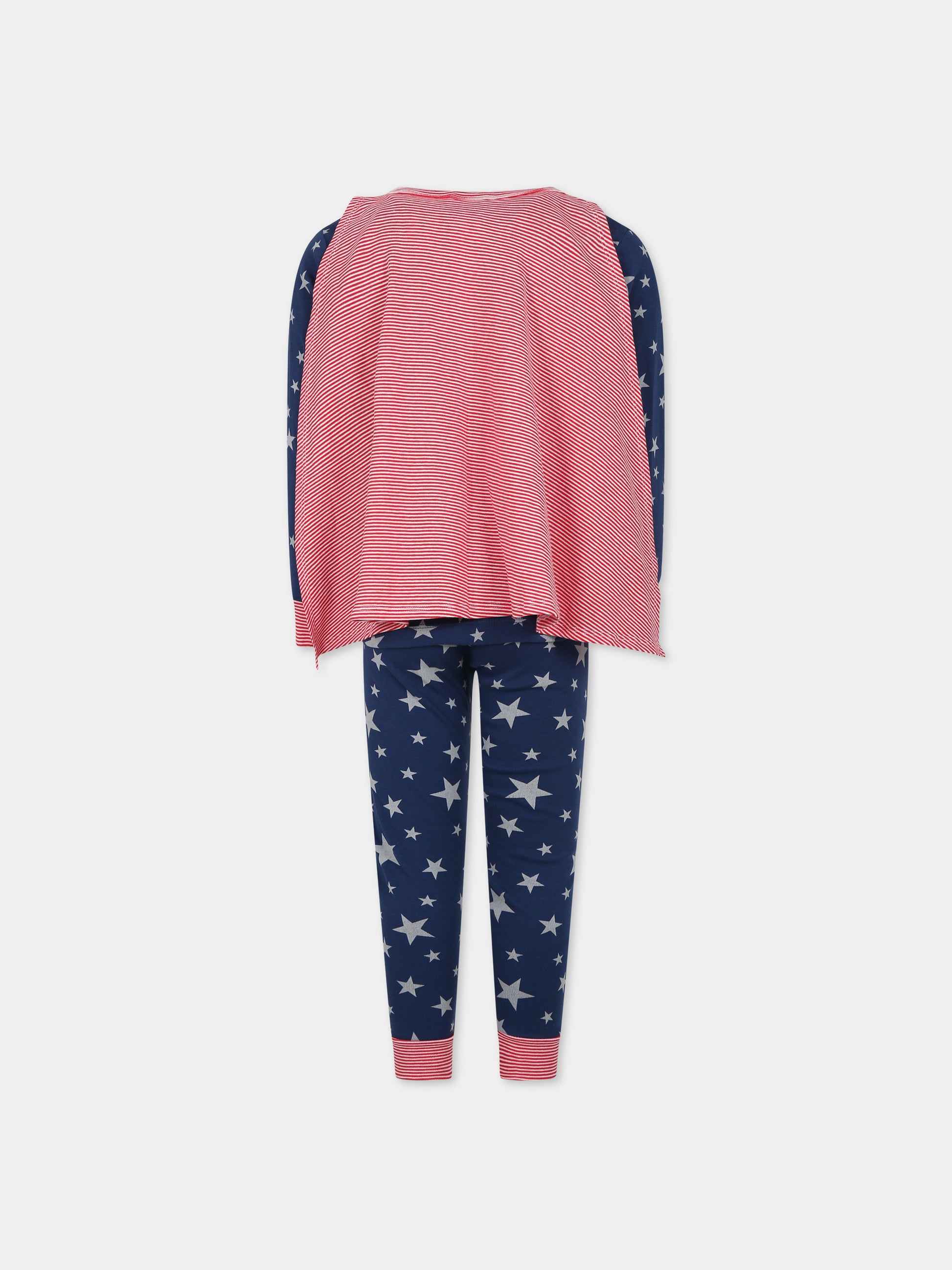 Pigiama blu per bambino con stelle,Petit Bateau,A0843 01