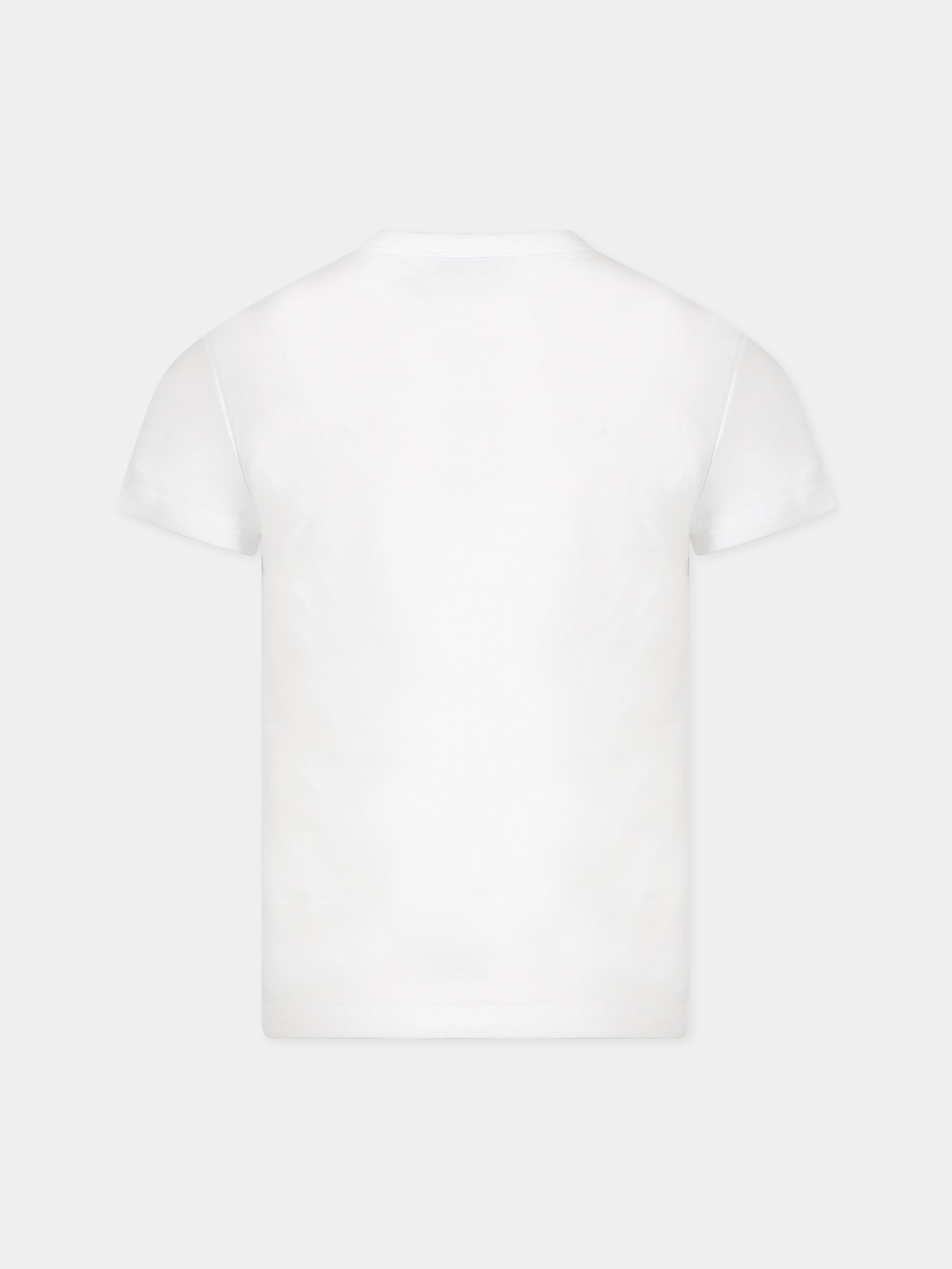 T-shirt bianca per bambina con logo,Little Marc Jacobs,W15658 10P