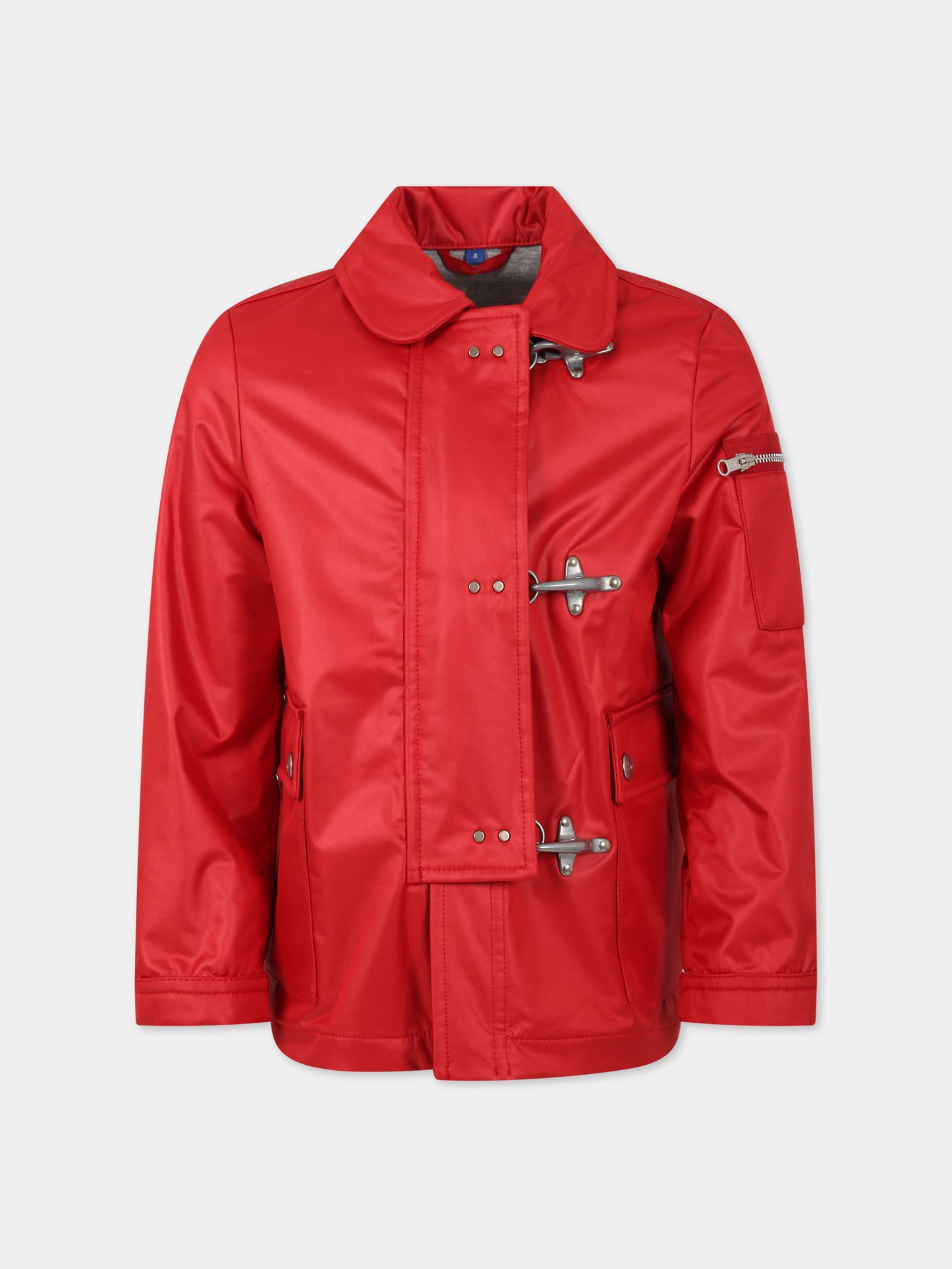 Giubbotto rosso per bambino,Fay Kids,5M2080 MD390 414GR