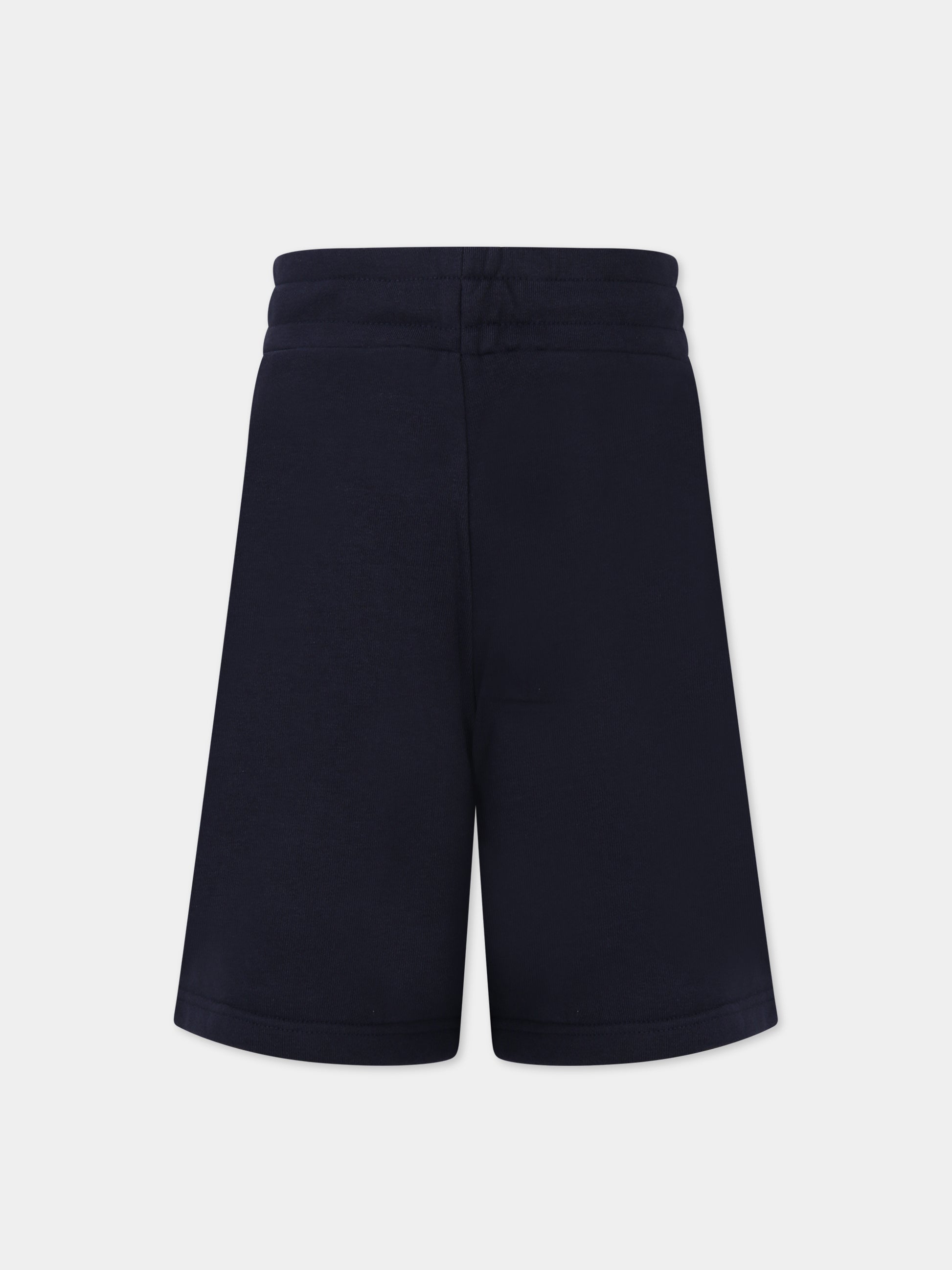 Shorts blu per bambino con logo,Boss,J24816 849