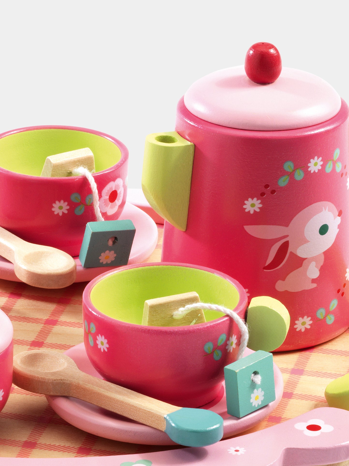 Set rosa da té per bambina,Djeco,DJ06639
